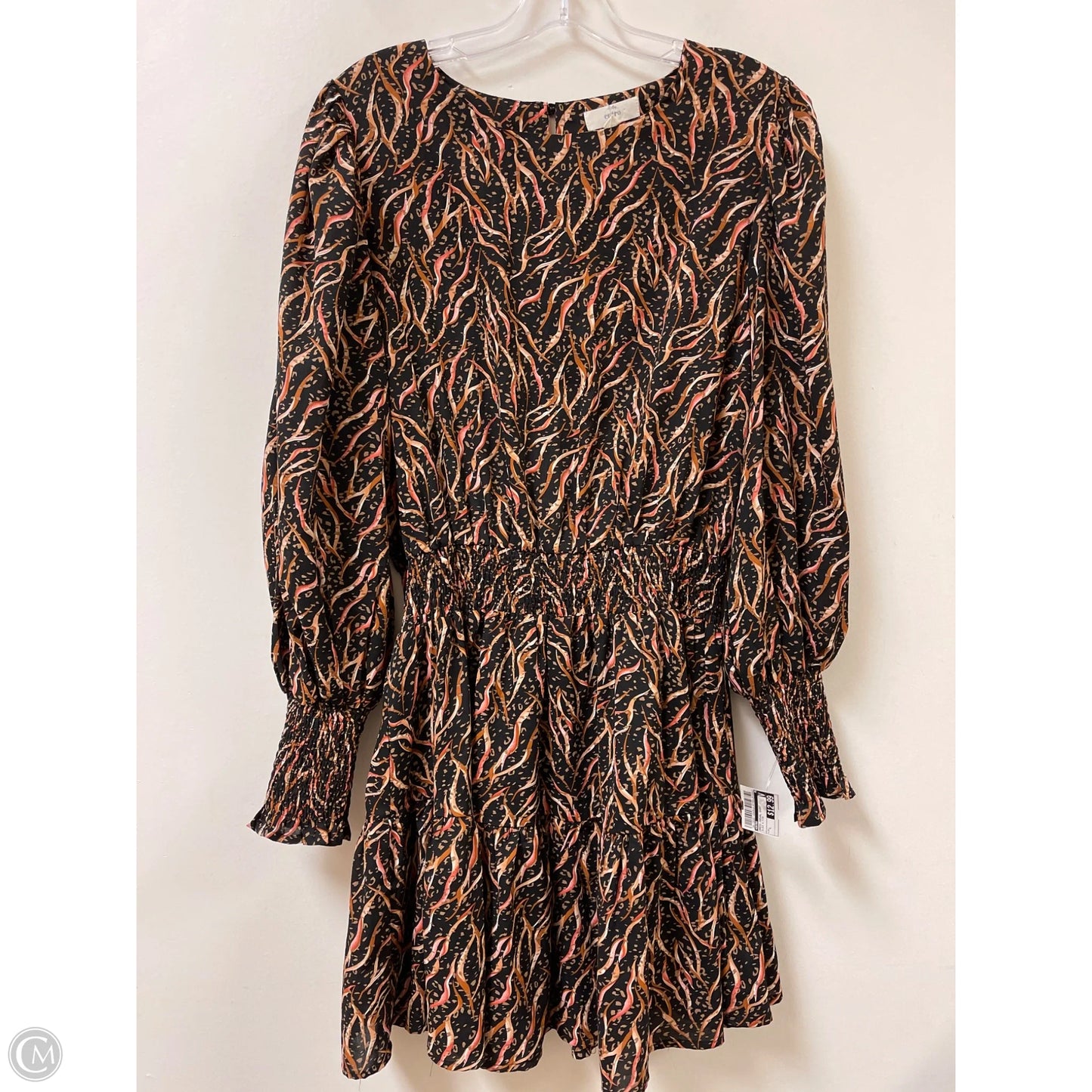 Dress Casual Short By Entro In Black & Pink, Size: L