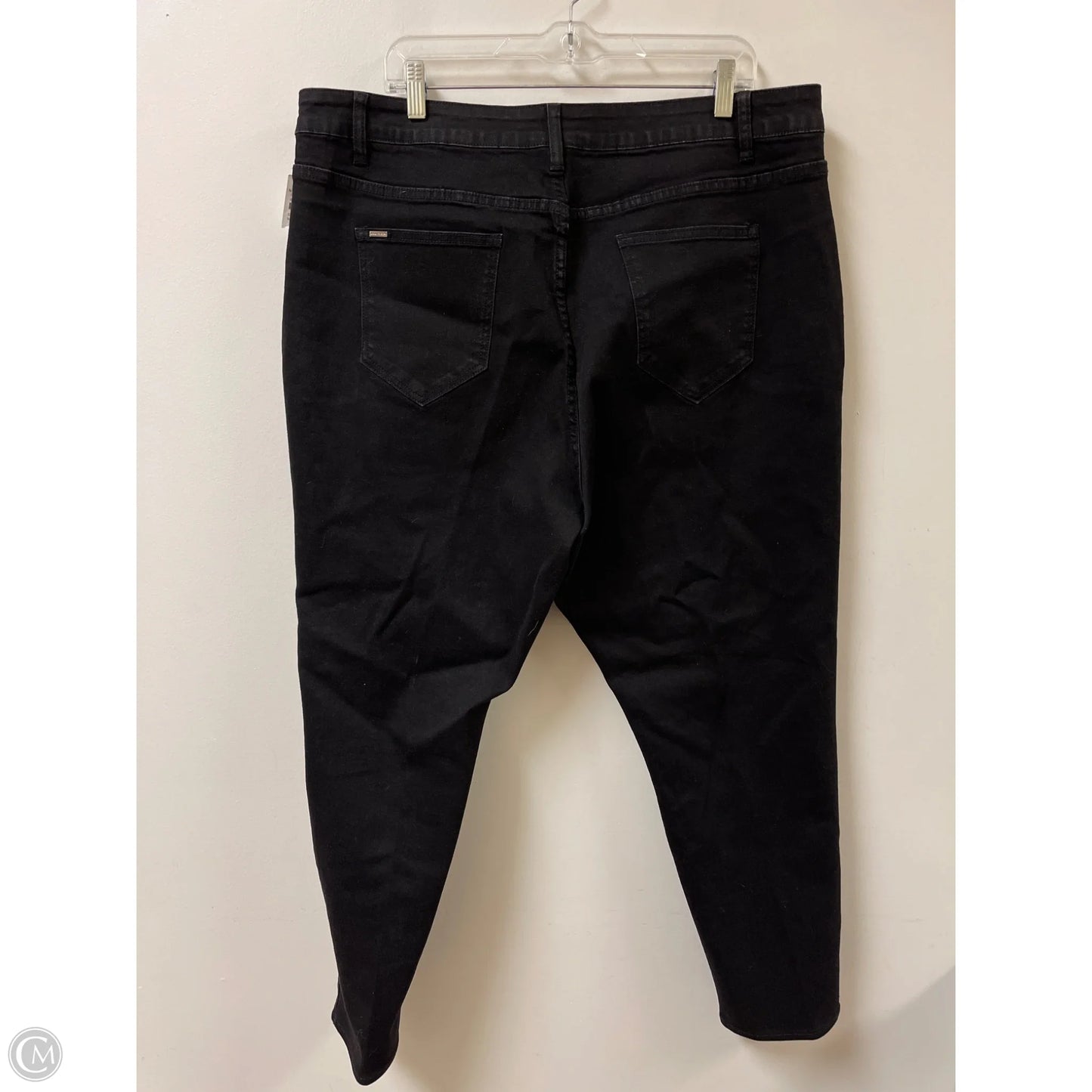 Jeans Skinny By Clothes Mentor In Black Denim, Size: 20