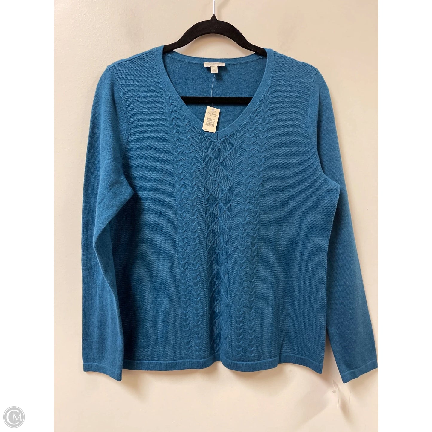 Sweater By Talbots In Blue, Size: Mp