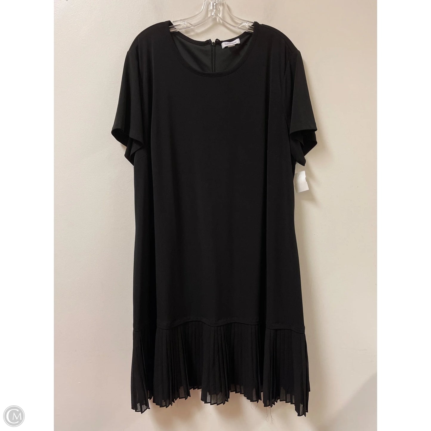 Dress Casual Short By Calvin Klein In Black, Size: 3x