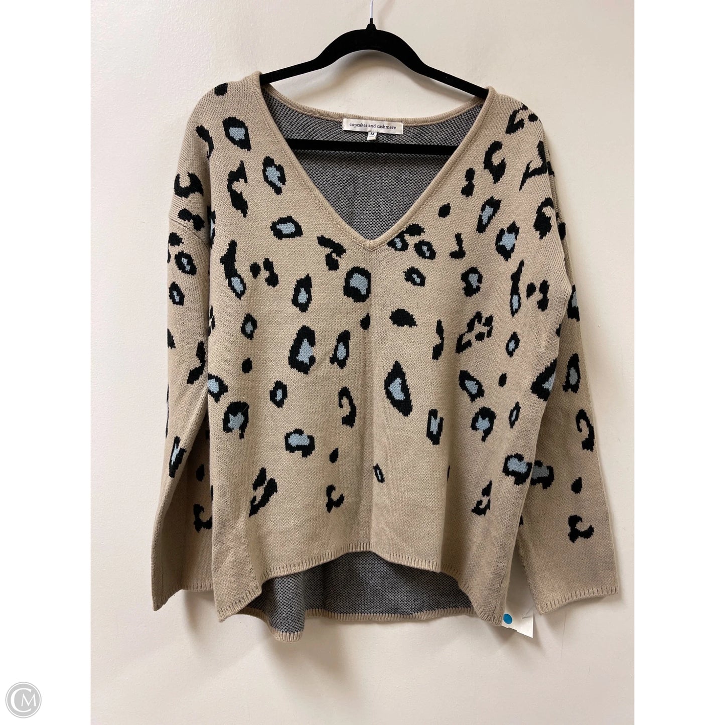 Sweater By Cupcakes And Cashmere In Animal Print, Size: M