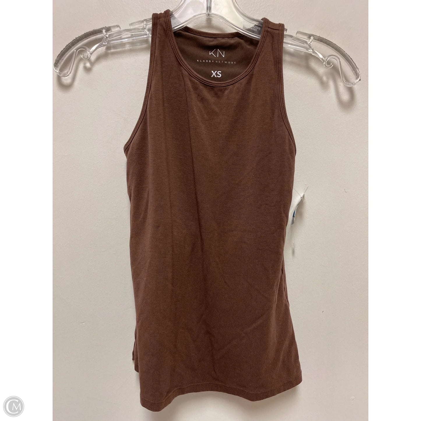 Tank Top By Clothes Mentor In Brown, Size: Xs