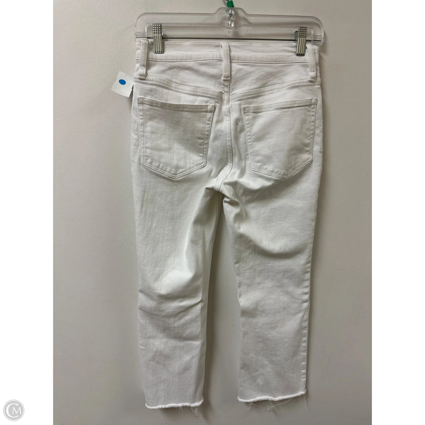 Jeans Cropped By J. Crew In White Denim, Size: 4p
