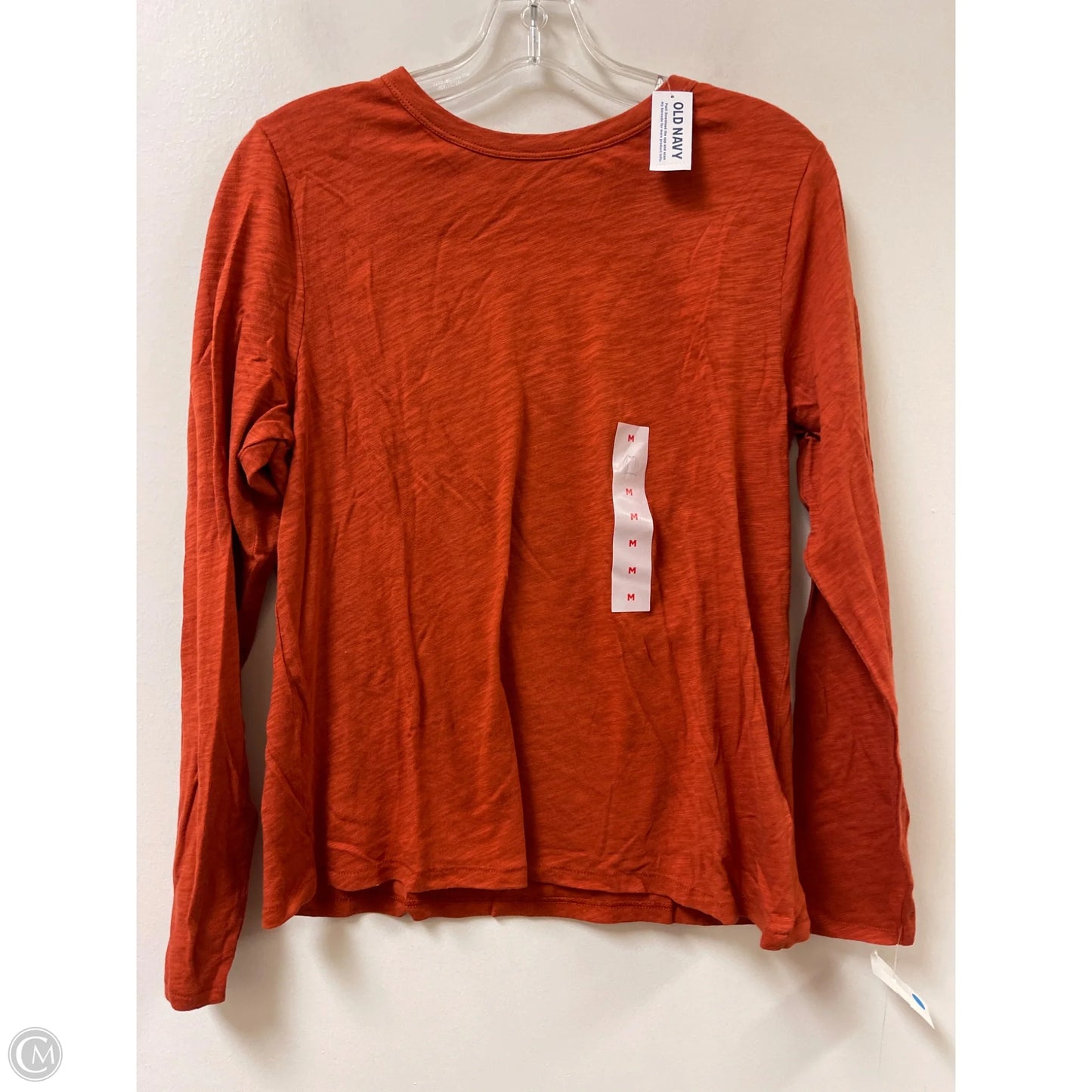 Top Long Sleeve By Old Navy In Orange, Size: M