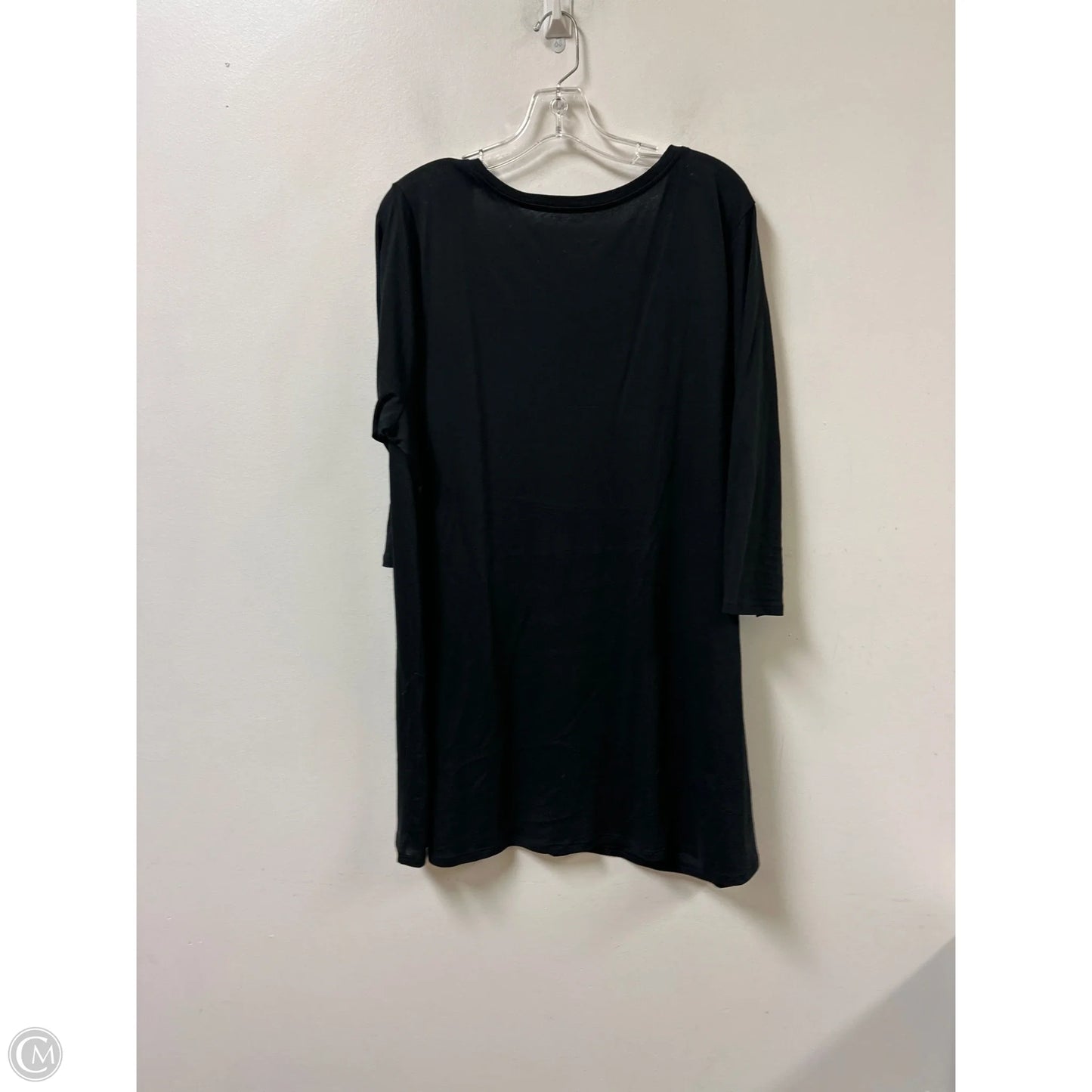 Tunic 3/4 Sleeve By Pure Jill In Black, Size: Xl