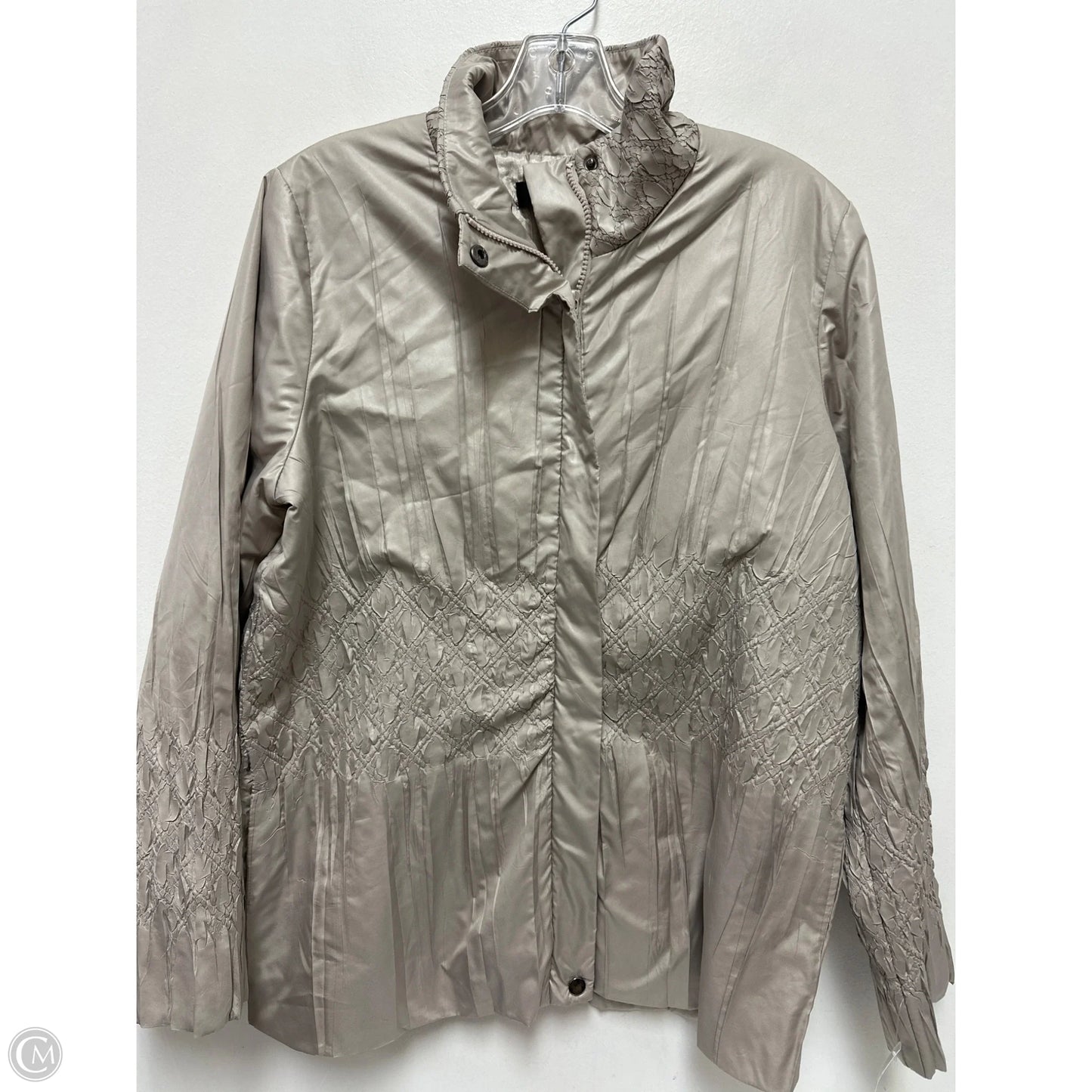 Jacket Other By Clothes Mentor In Cream, Size: L