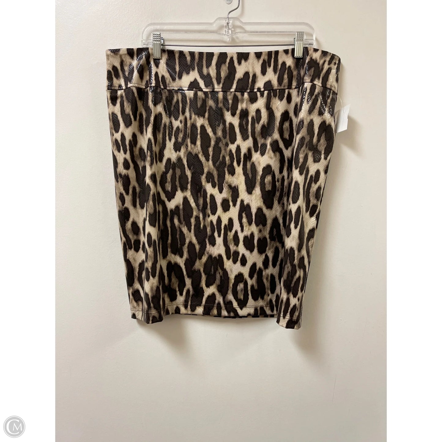 Skirt Mini & Short By Chicos In Animal Print, Size: 16