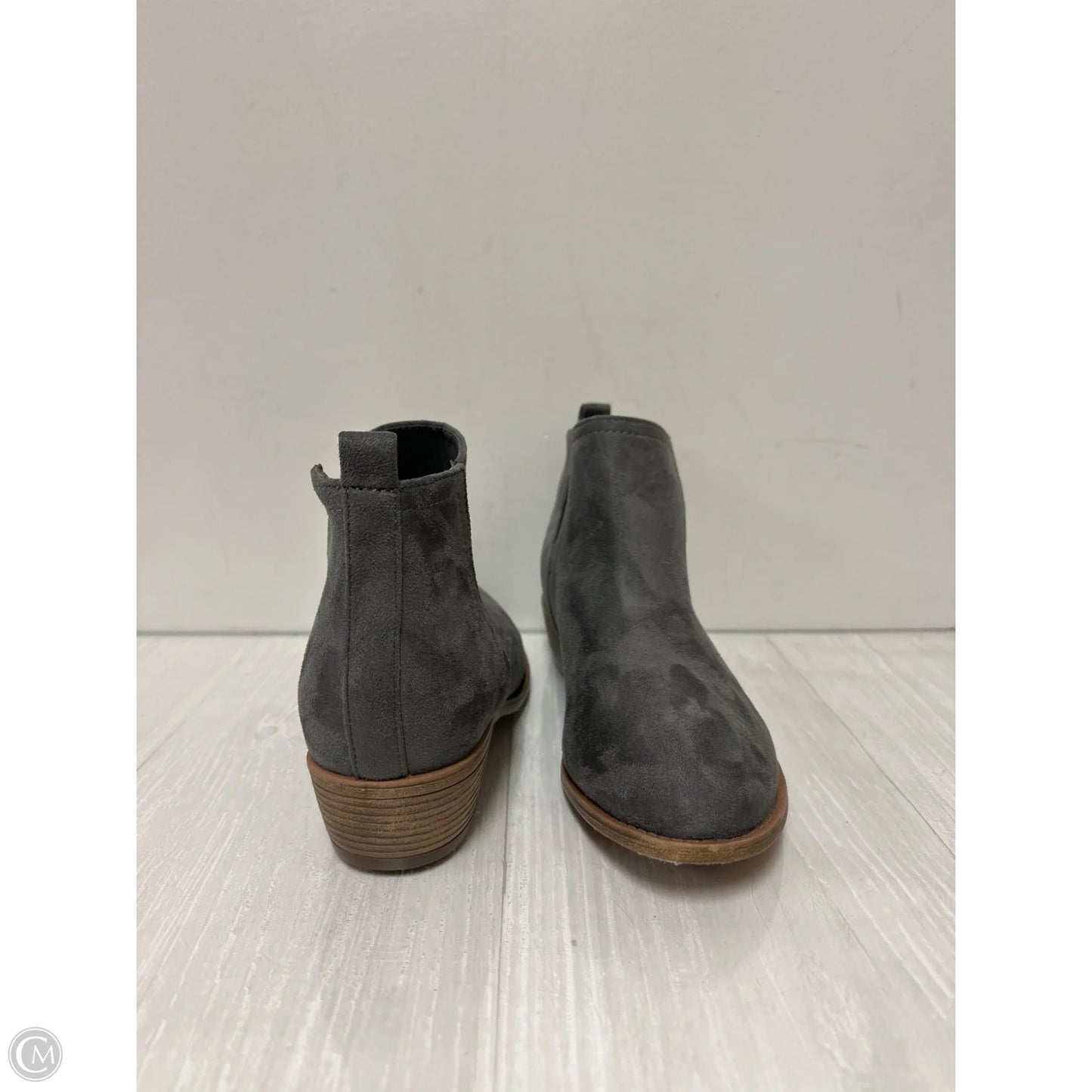 Boots Ankle Flats By Journee In Grey, Size: 10