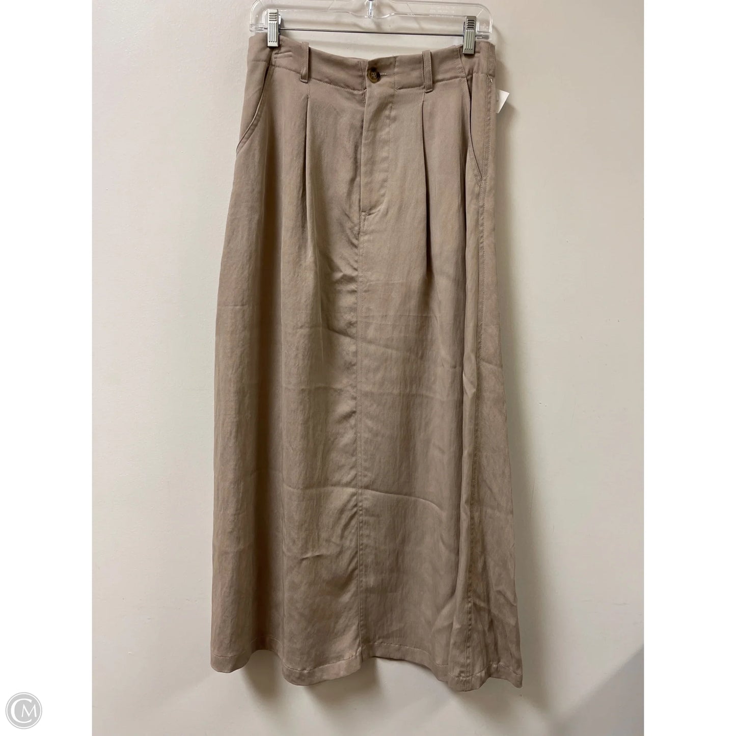 Skirt Maxi By Clothes Mentor In Cream, Size: 8