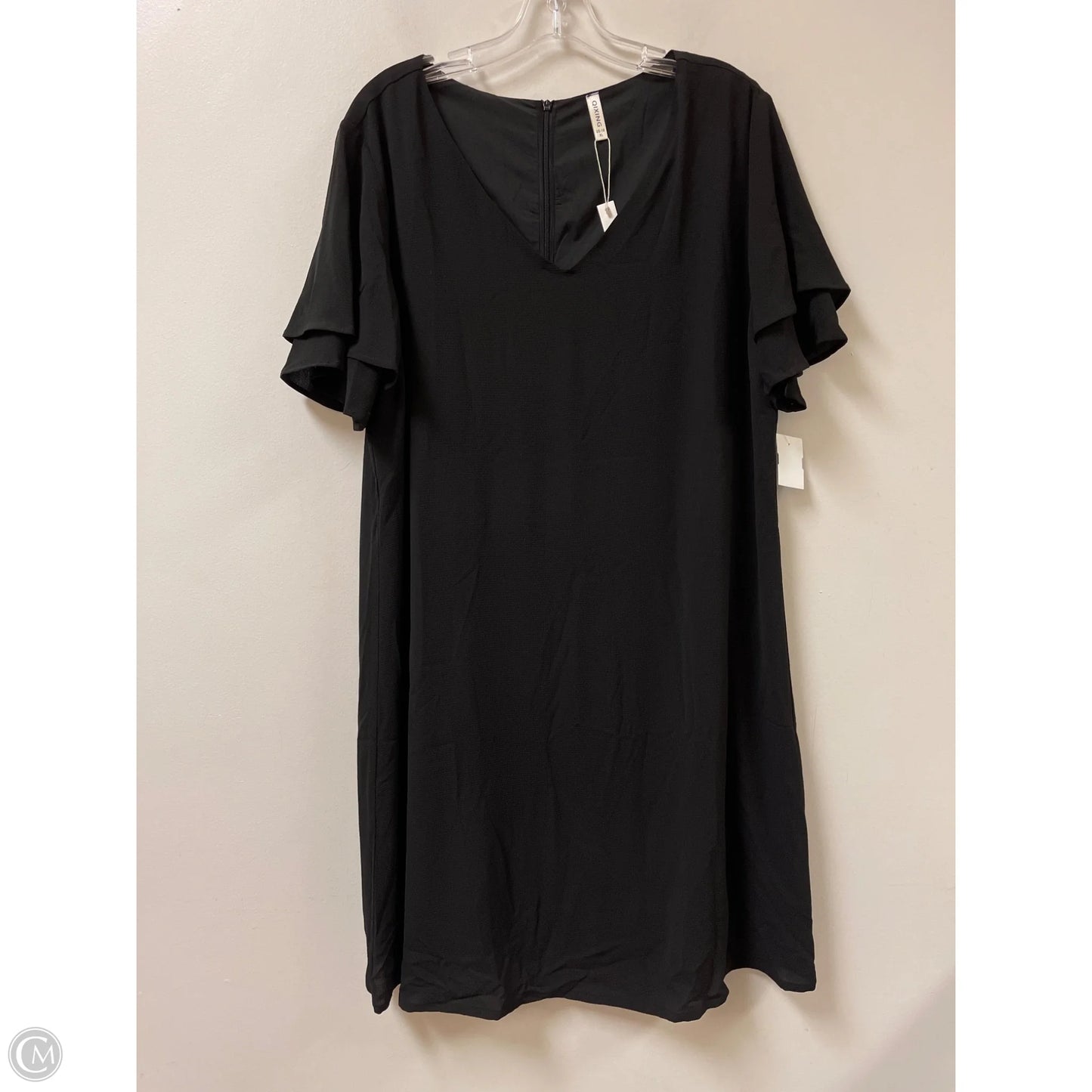 Dress Casual Midi By Clothes Mentor In Black, Size: Xl