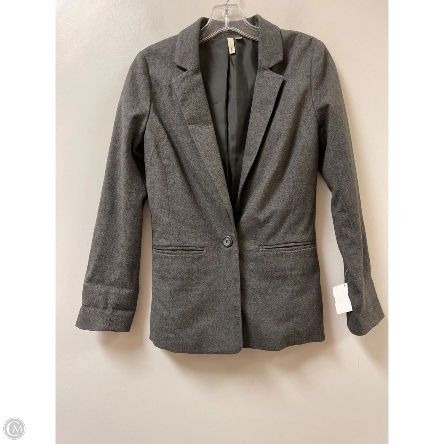 Blazer By Frenchi In Grey, Size: Xs