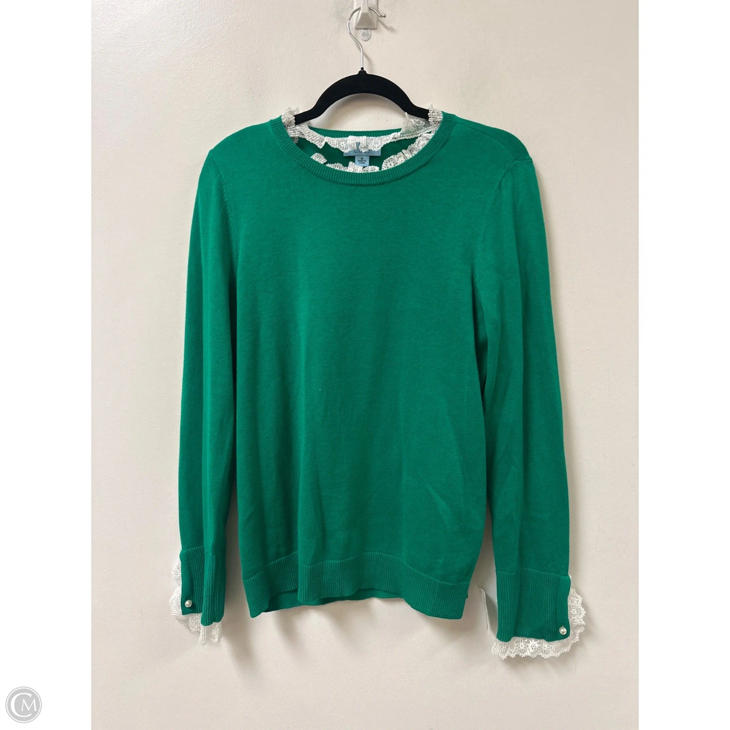 Sweater By Cece In Green, Size: M