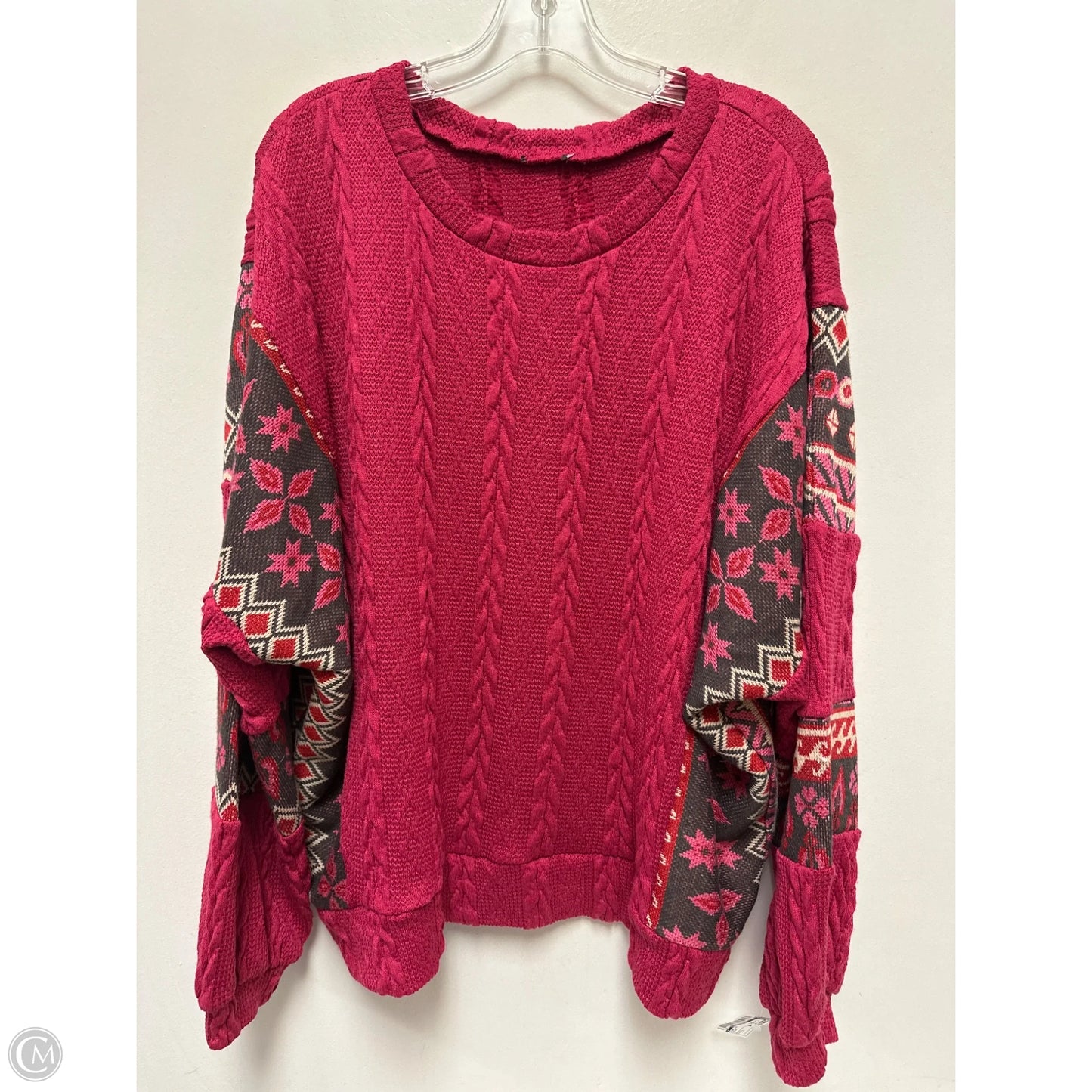 Top Long Sleeve By Clothes Mentor In Pink, Size: L