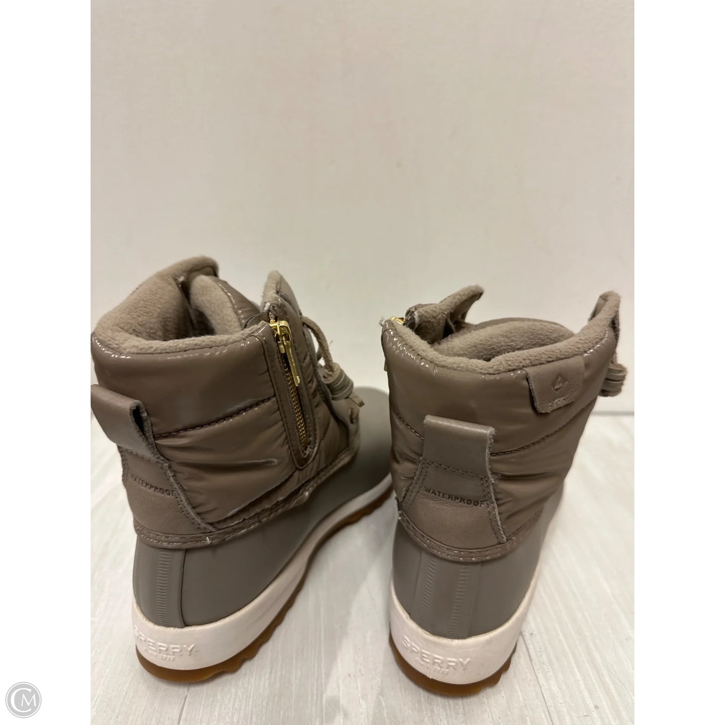 Boots Snow By Sperry In Taupe, Size: 6