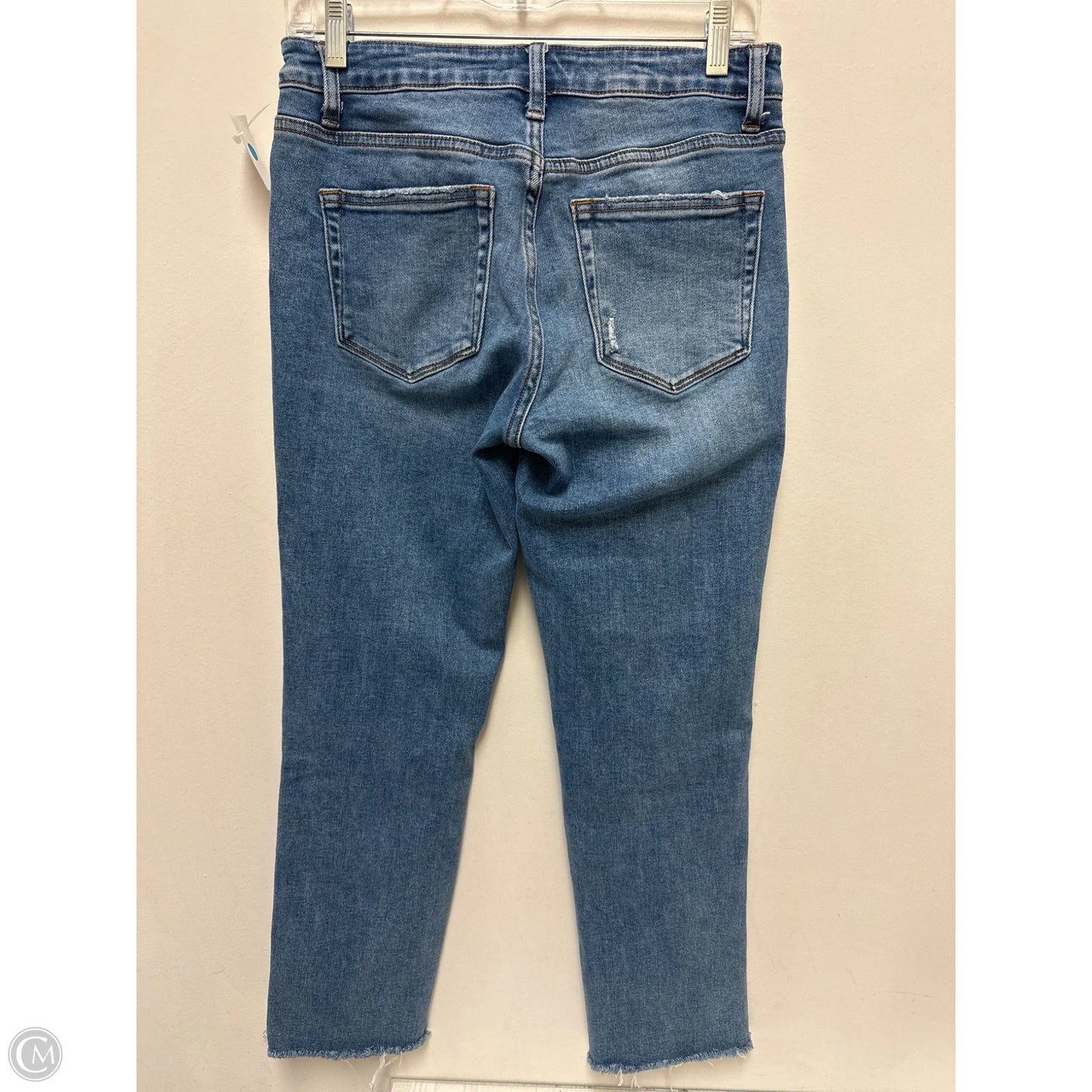 Jeans Straight By Vervet In Blue Denim, Size: 6