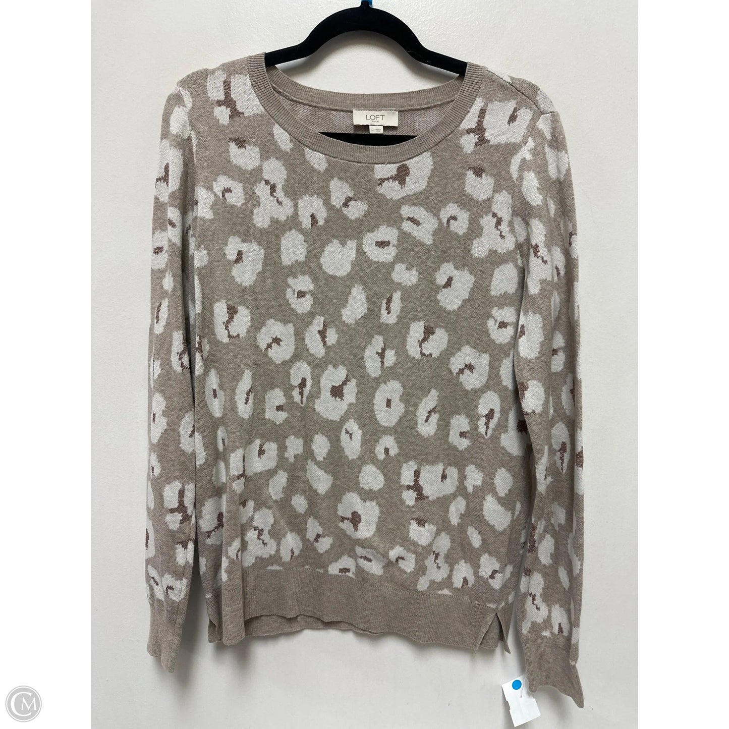 Sweater By Loft In Animal Print, Size: M