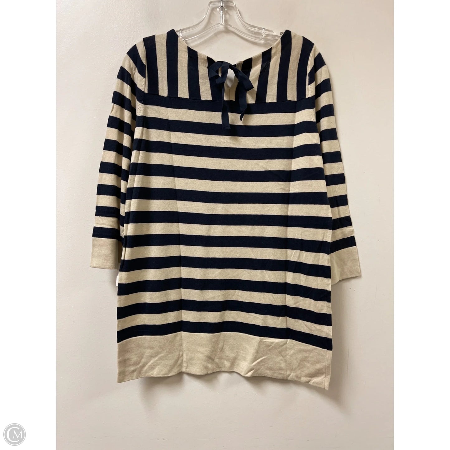Sweater By Loft In Striped Pattern, Size: L
