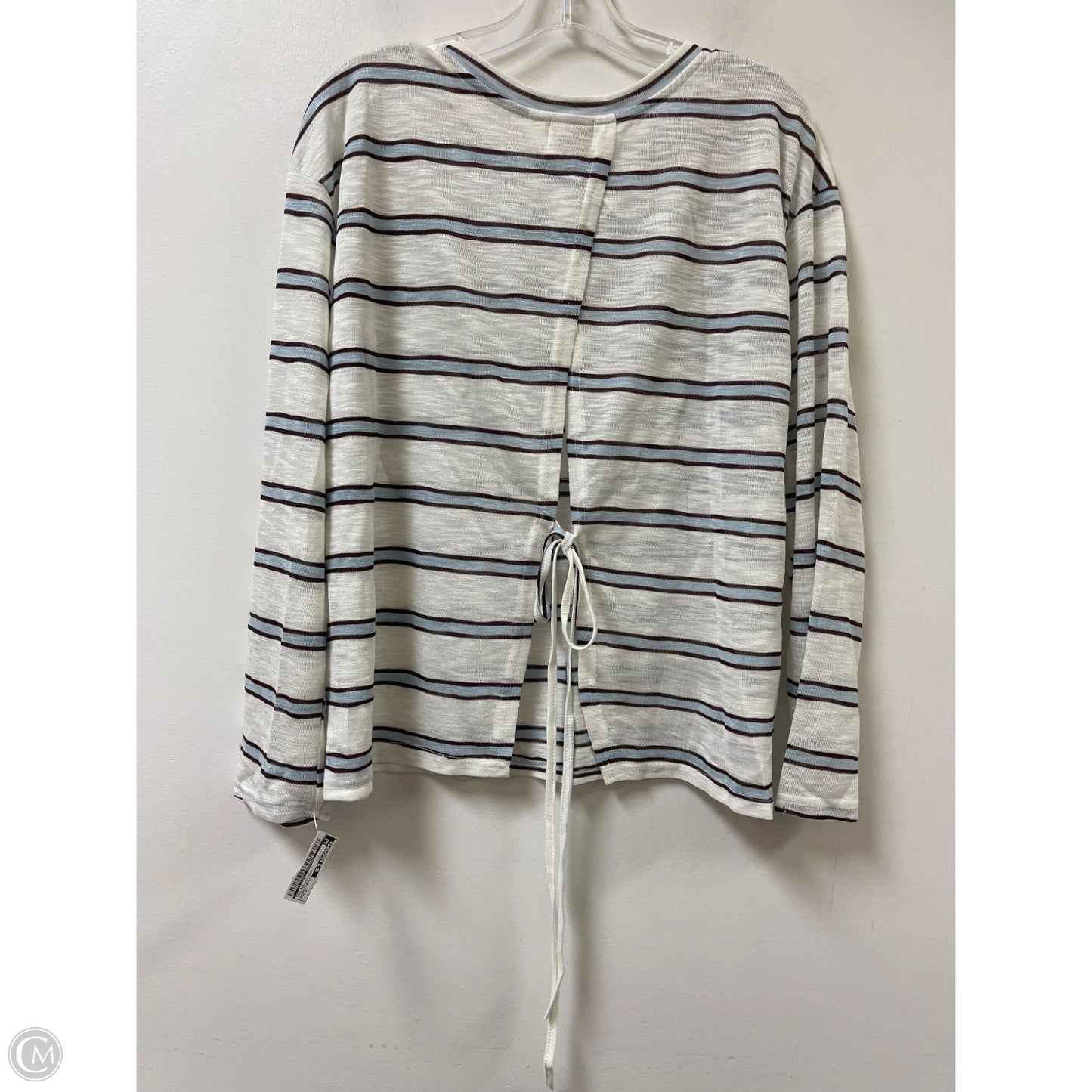 Top Long Sleeve By Clothes Mentor In Striped Pattern, Size: S