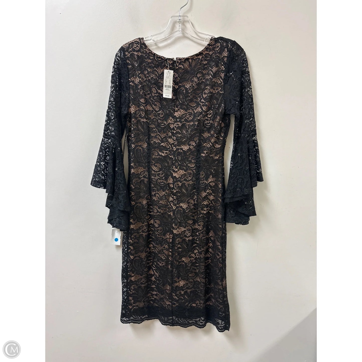 Dress Party Midi By New York And Co In Black, Size: Xs