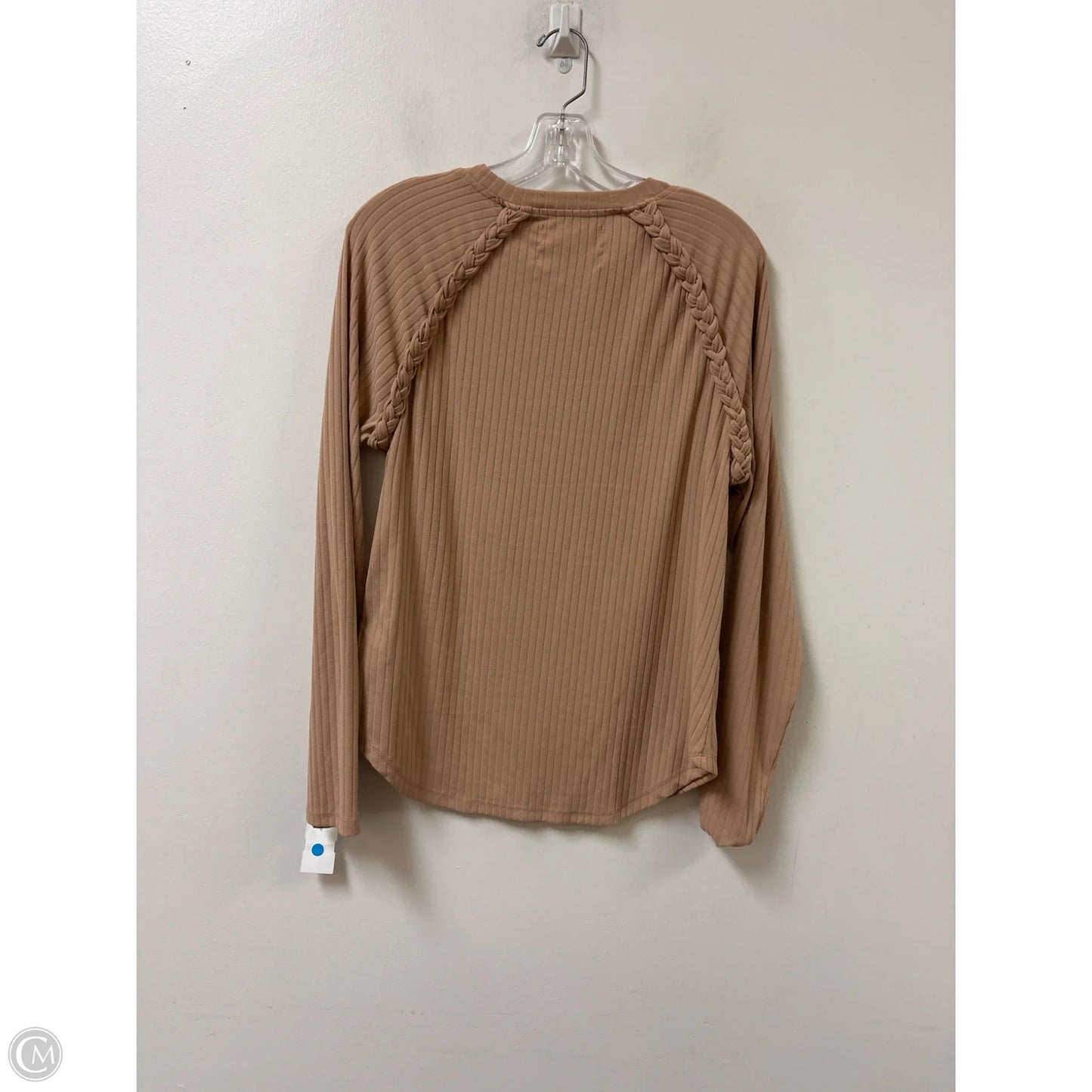 Top Long Sleeve By Cupio In Cream, Size: L