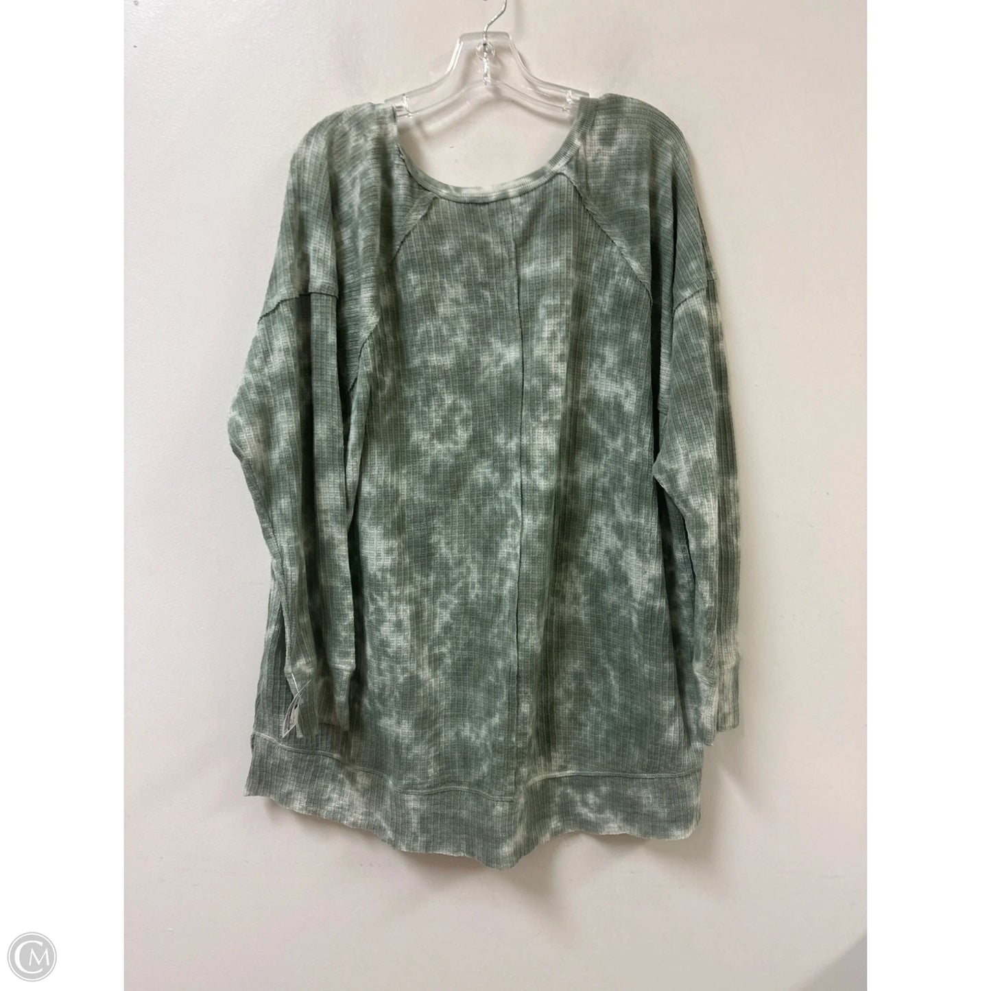 Top Long Sleeve By Wonderly In Green, Size: Xl