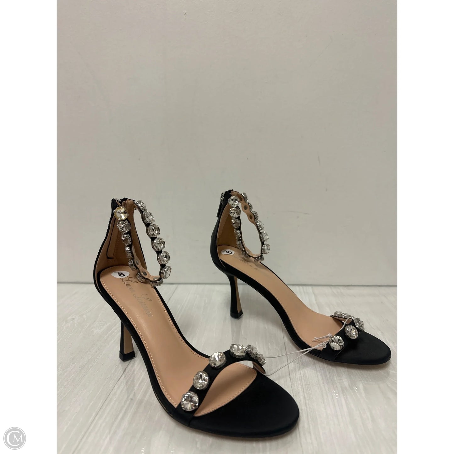 Sandals Heels Stiletto By Clothes Mentor In Black, Size: 8