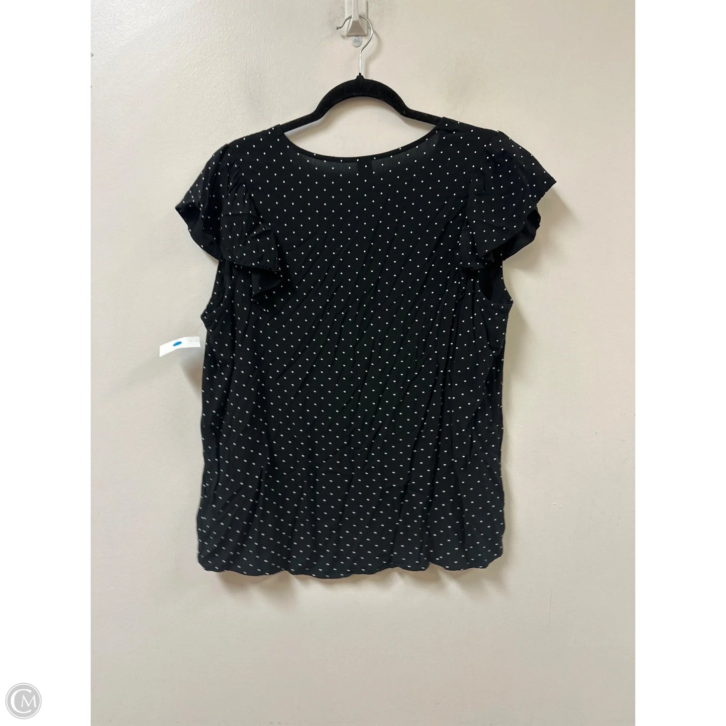 Top Short Sleeve By Old Navy In Polkadot Pattern, Size: L