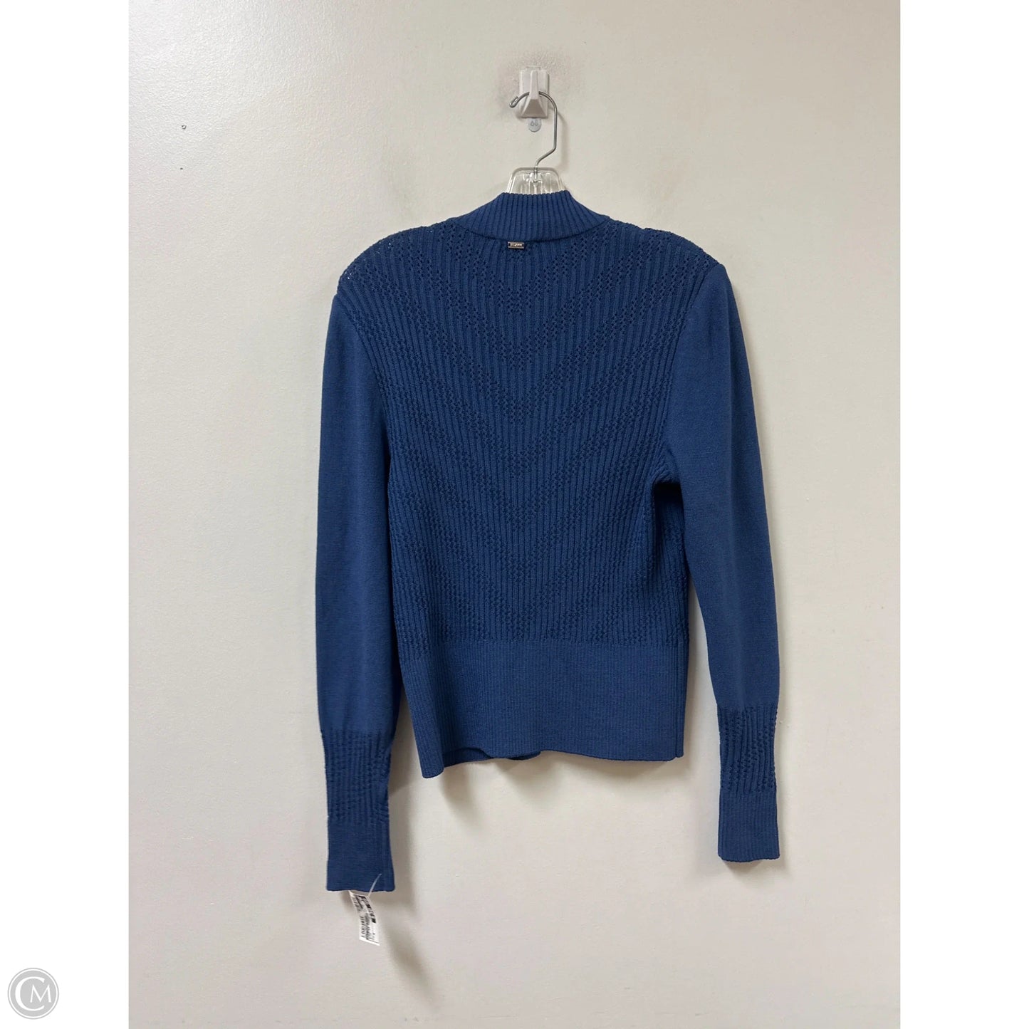 Sweater Cardigan Luxury Designer By St John Collection In Blue, Size: M