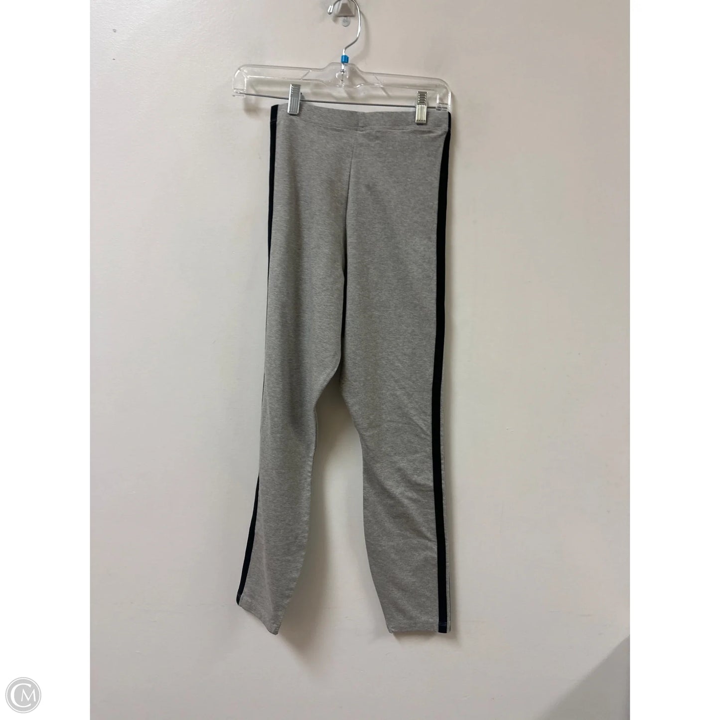 Athletic Leggings By Adidas In Grey, Size: S