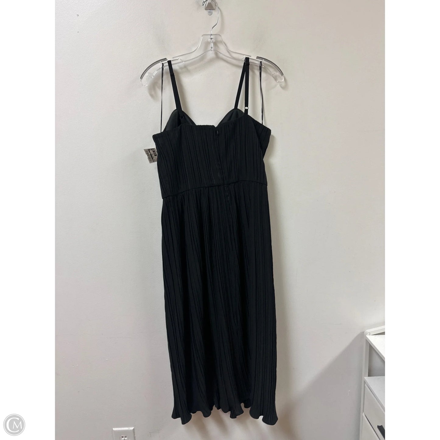Dress Casual Midi By Dkny In Black, Size: S