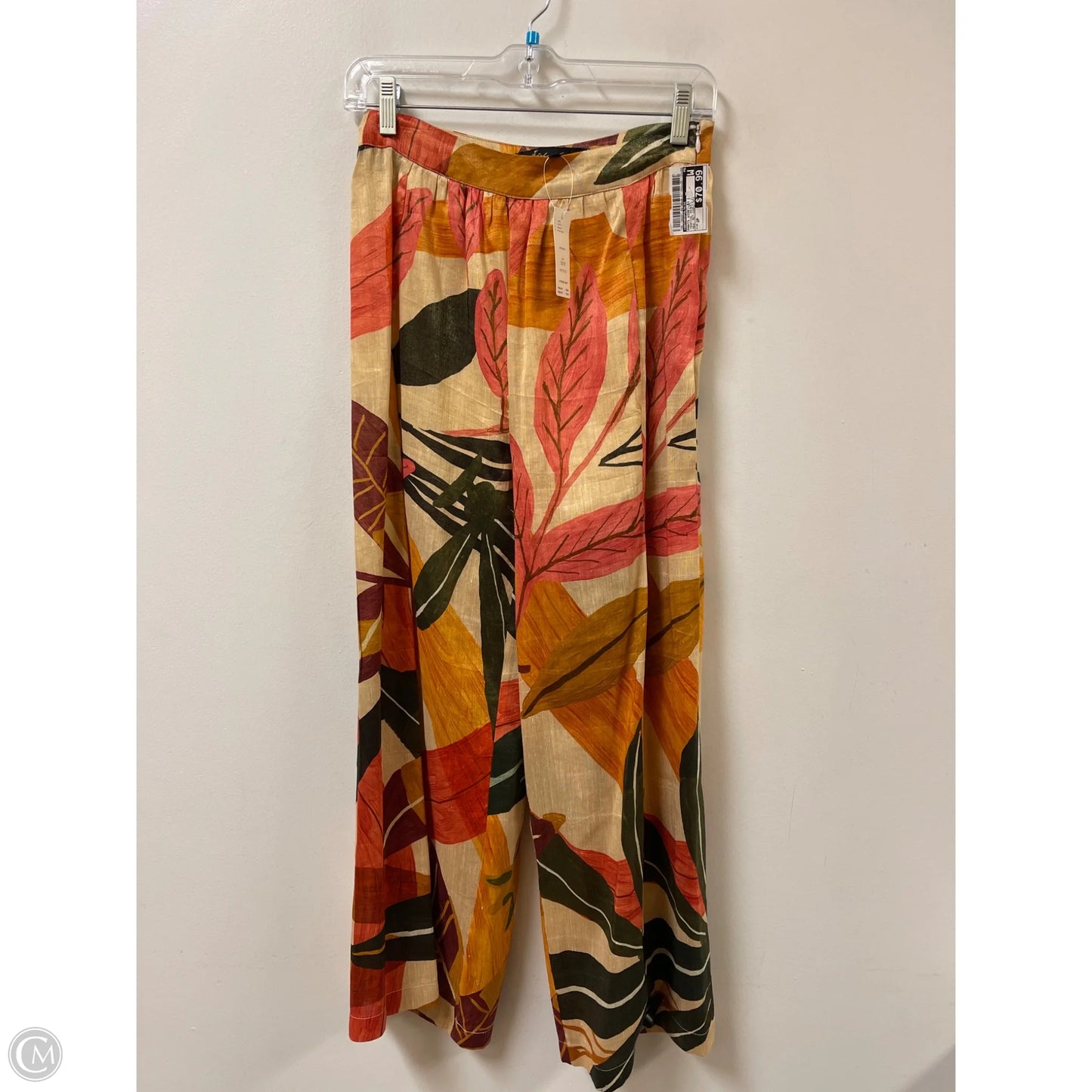 Pants Wide Leg By Anthropologie In Tropical Print, Size: 2p