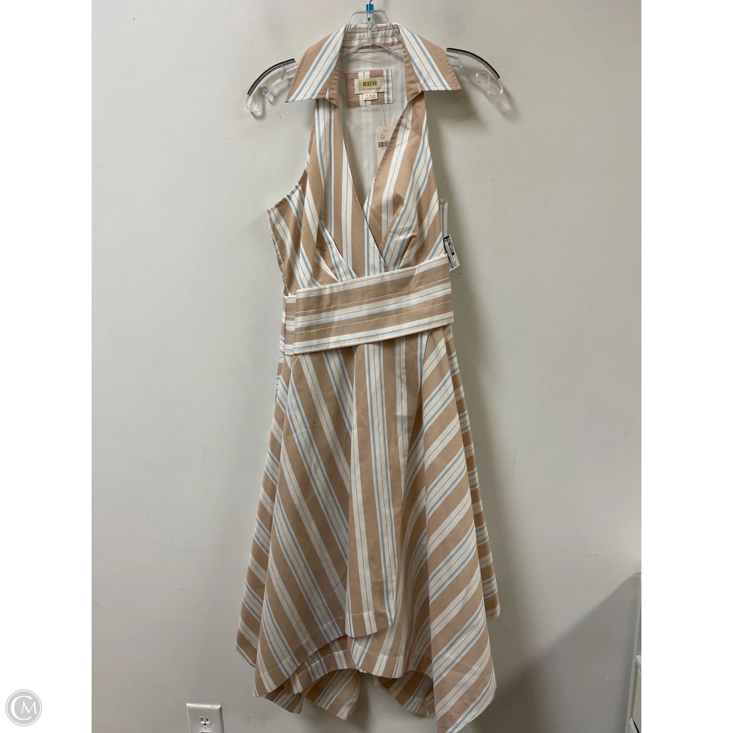 Dress Casual Midi By Maeve In Striped Pattern, Size: S