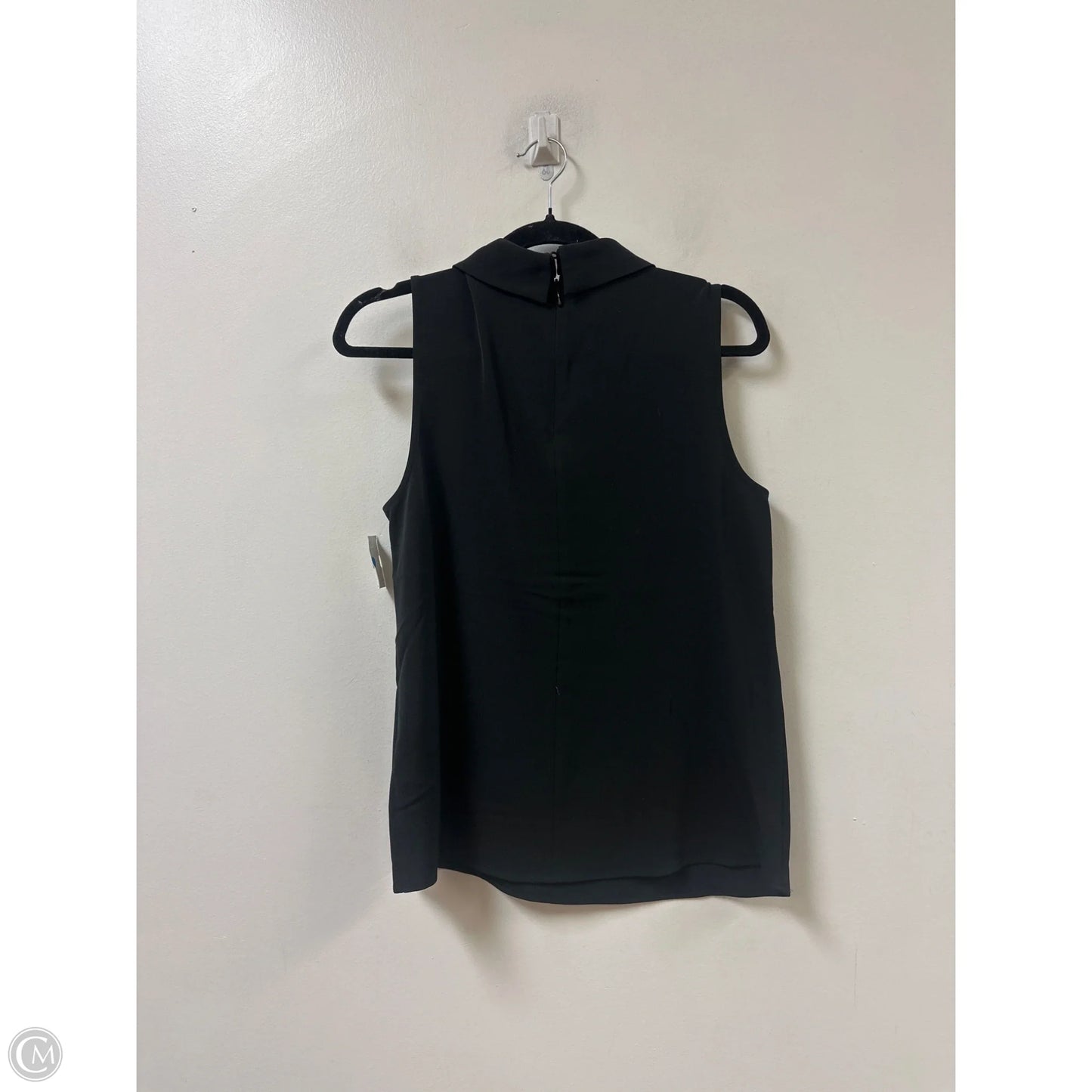 Top Sleeveless By H&m In Black, Size: S