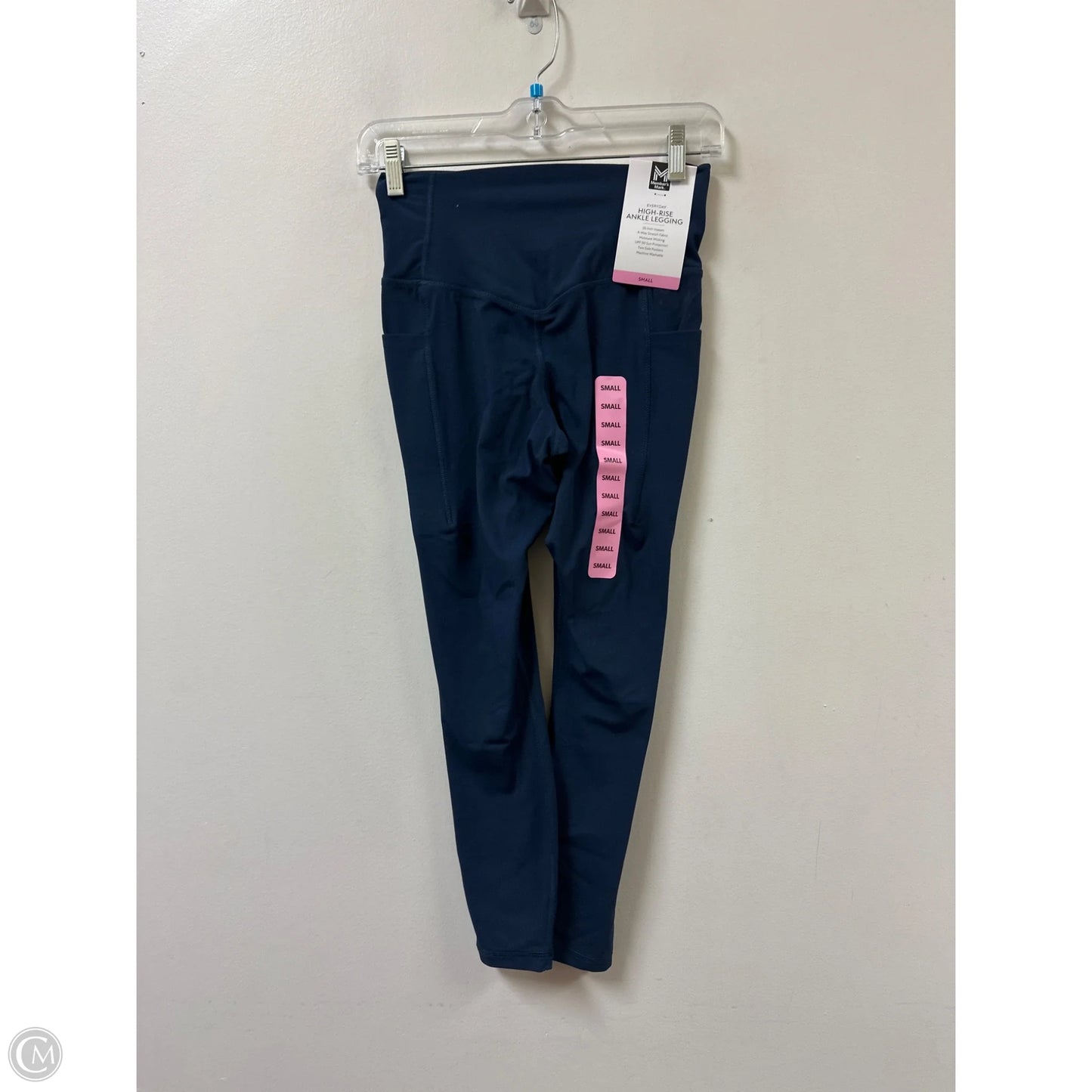 Athletic Leggings By Members Mark In Navy, Size: S