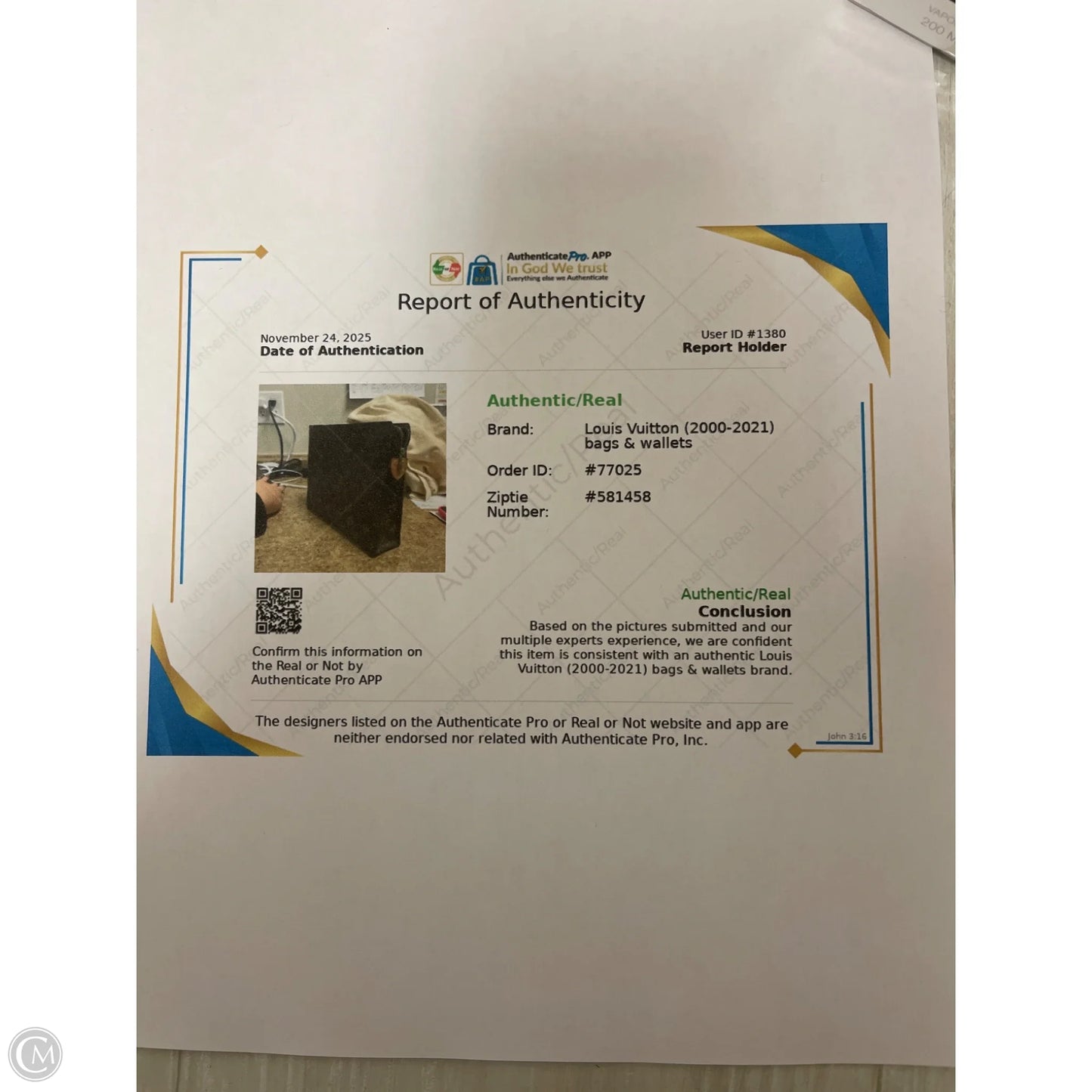 Makeup Bag Luxury Designer By Louis Vuitton, Size: Large