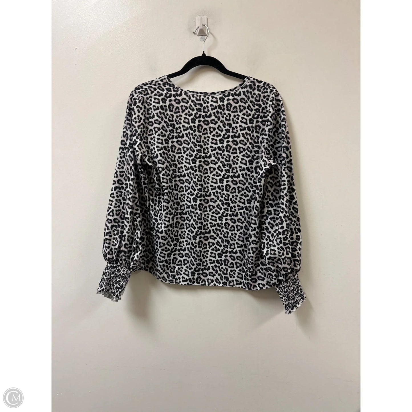 Top Long Sleeve By Shein In Animal Print, Size: S