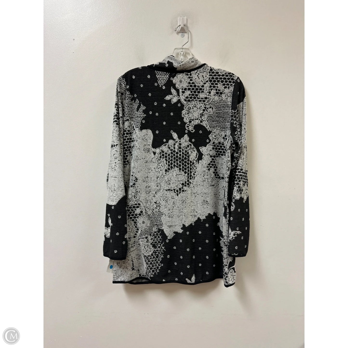 Jacket Other By Ali Miles In Black & Grey, Size: M