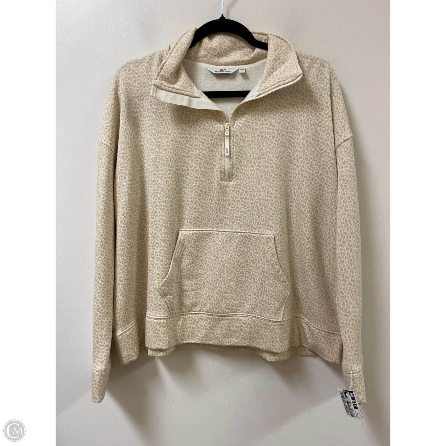Sweatshirt Collar By Vineyard Vines In Animal Print, Size: Xl