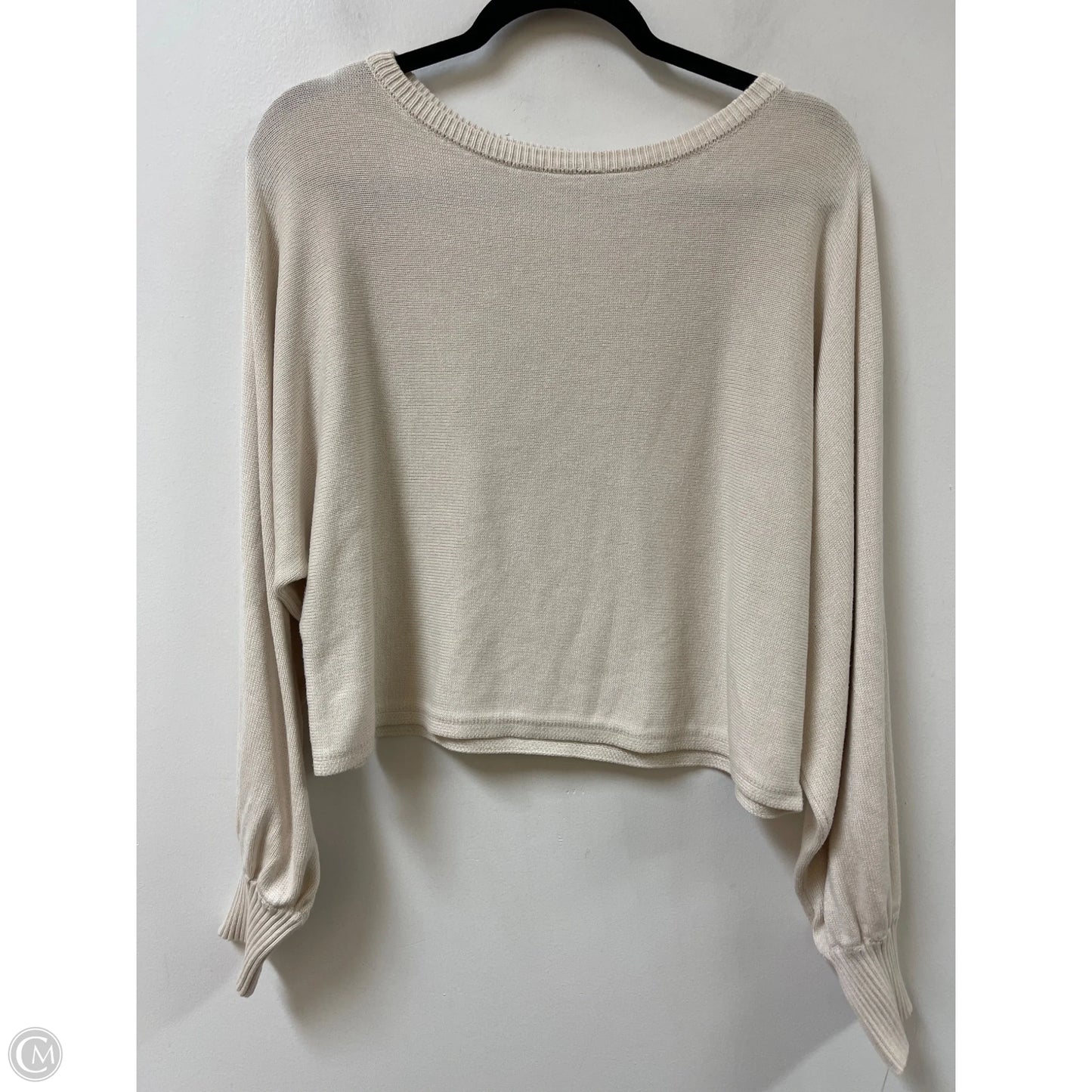Sweater By Clothes Mentor In Cream, Size: Xl