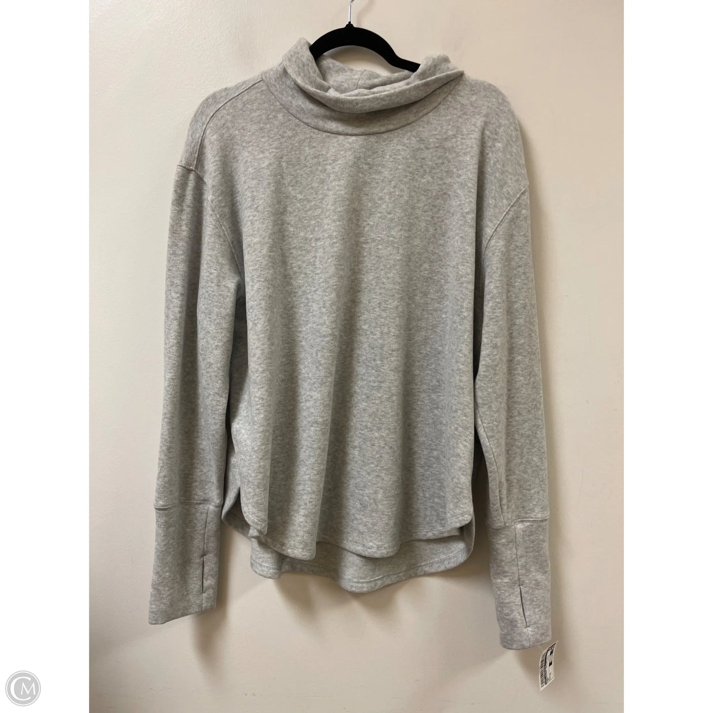 Sweatshirt Collar By Dsg Outerwear In Grey, Size: Xl