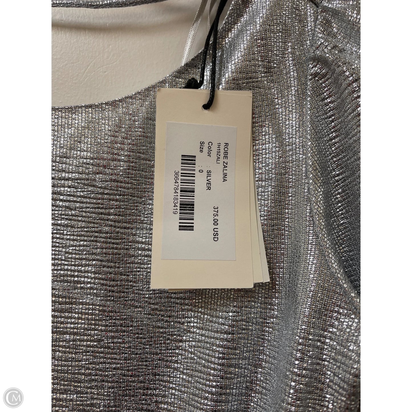 Dress Party Midi By Clothes Mentor In Silver, Size: Xs