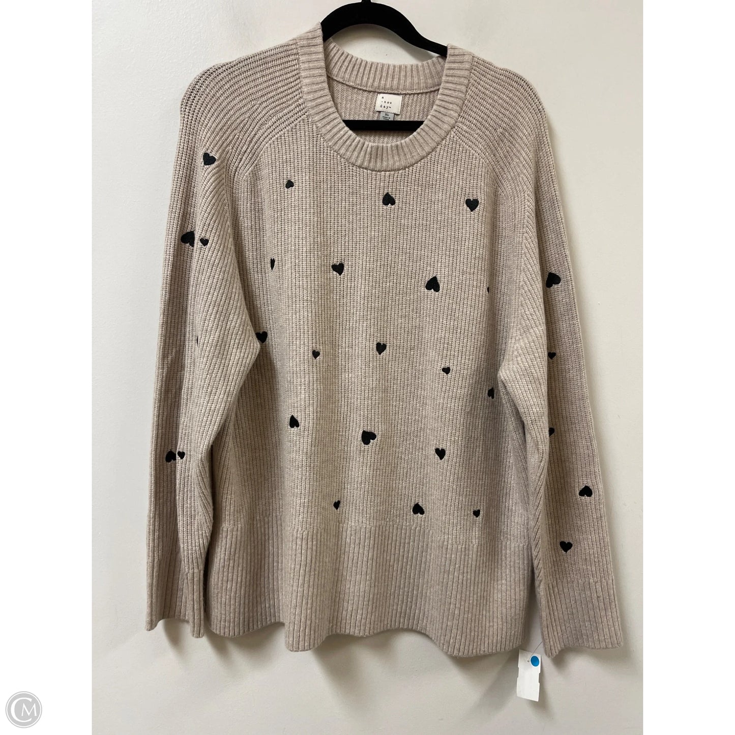 Sweater By A New Day In Black & Brown, Size: Xl