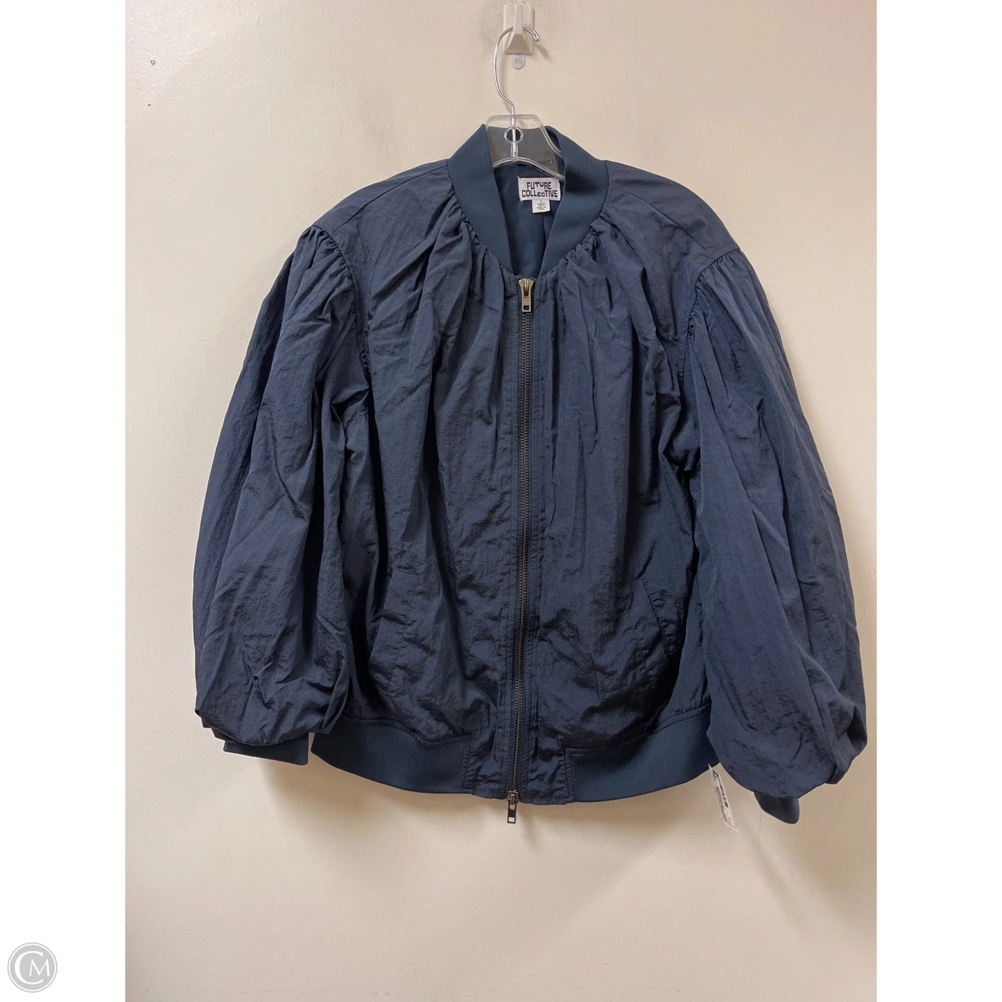 Jacket Windbreaker By Future Collective In Navy, Size: S