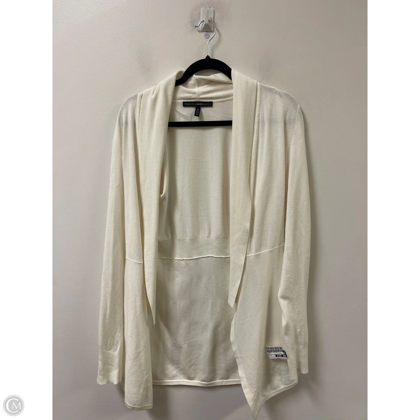 Sweater Cardigan By White House Black Market In White, Size: M
