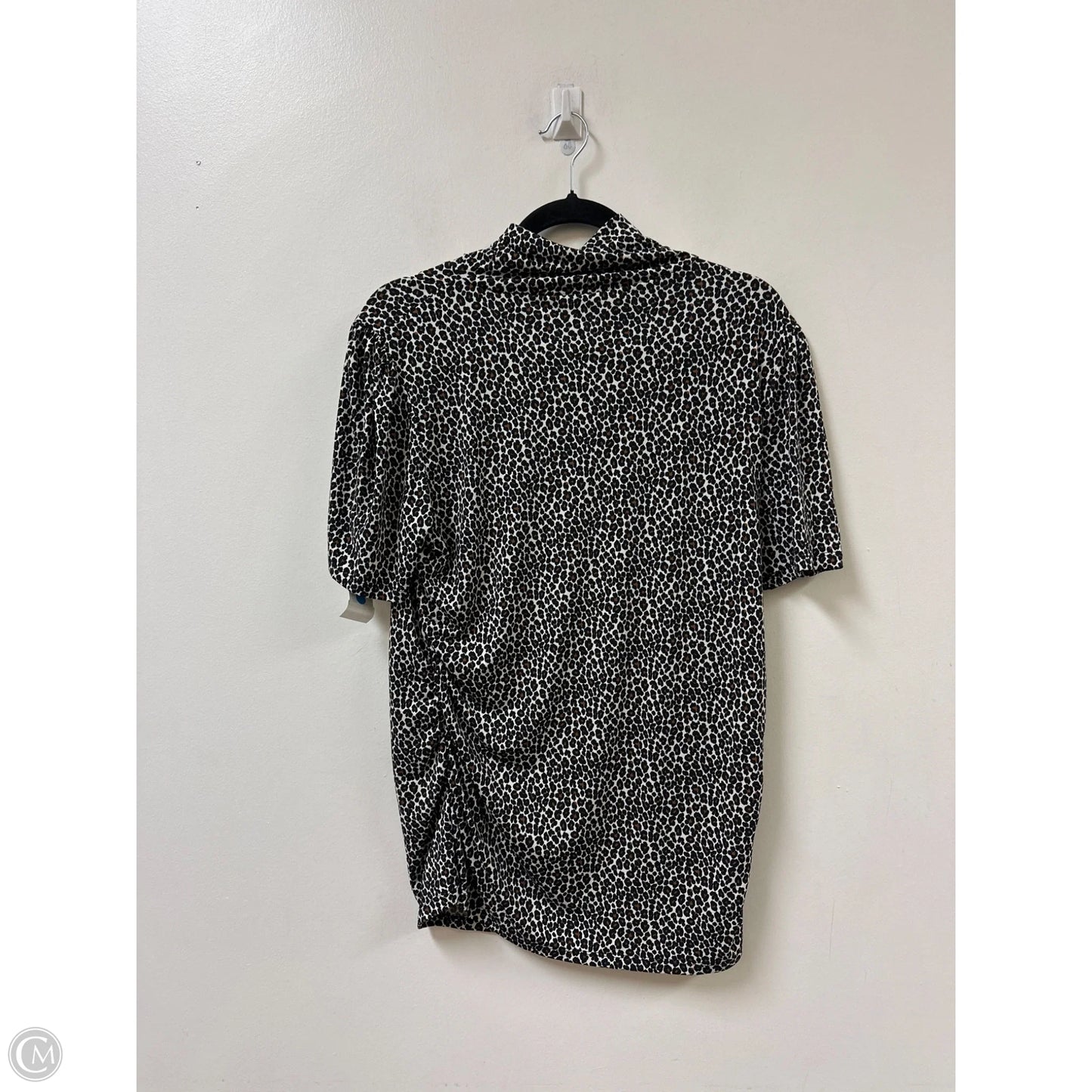 Top Short Sleeve By Michael By Michael Kors In Animal Print, Size: Xl