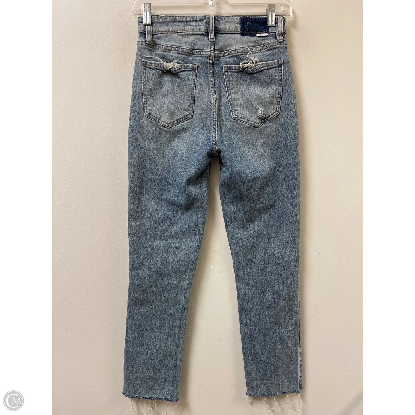 Jeans Skinny By Daze In Blue Denim, Size: 2