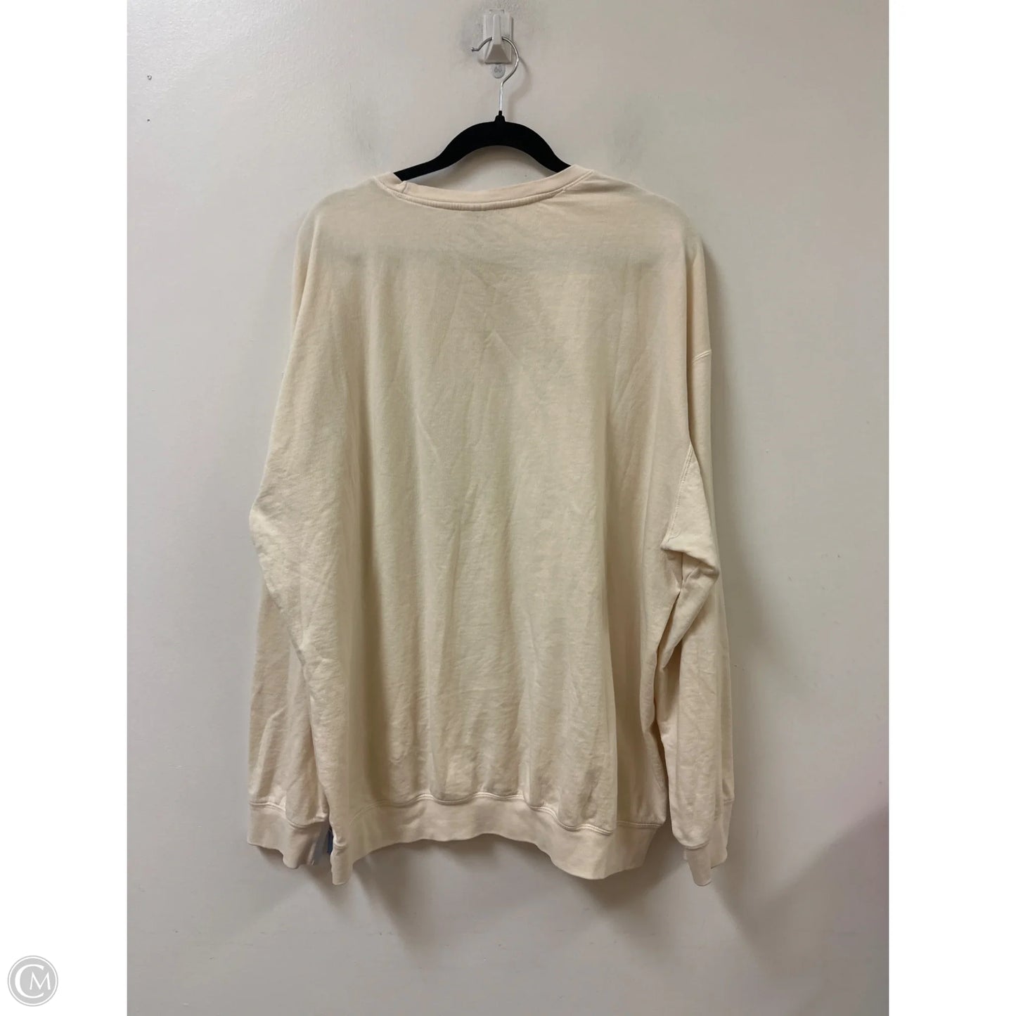 Sweater By Comfort Colors In Cream, Size: 2x