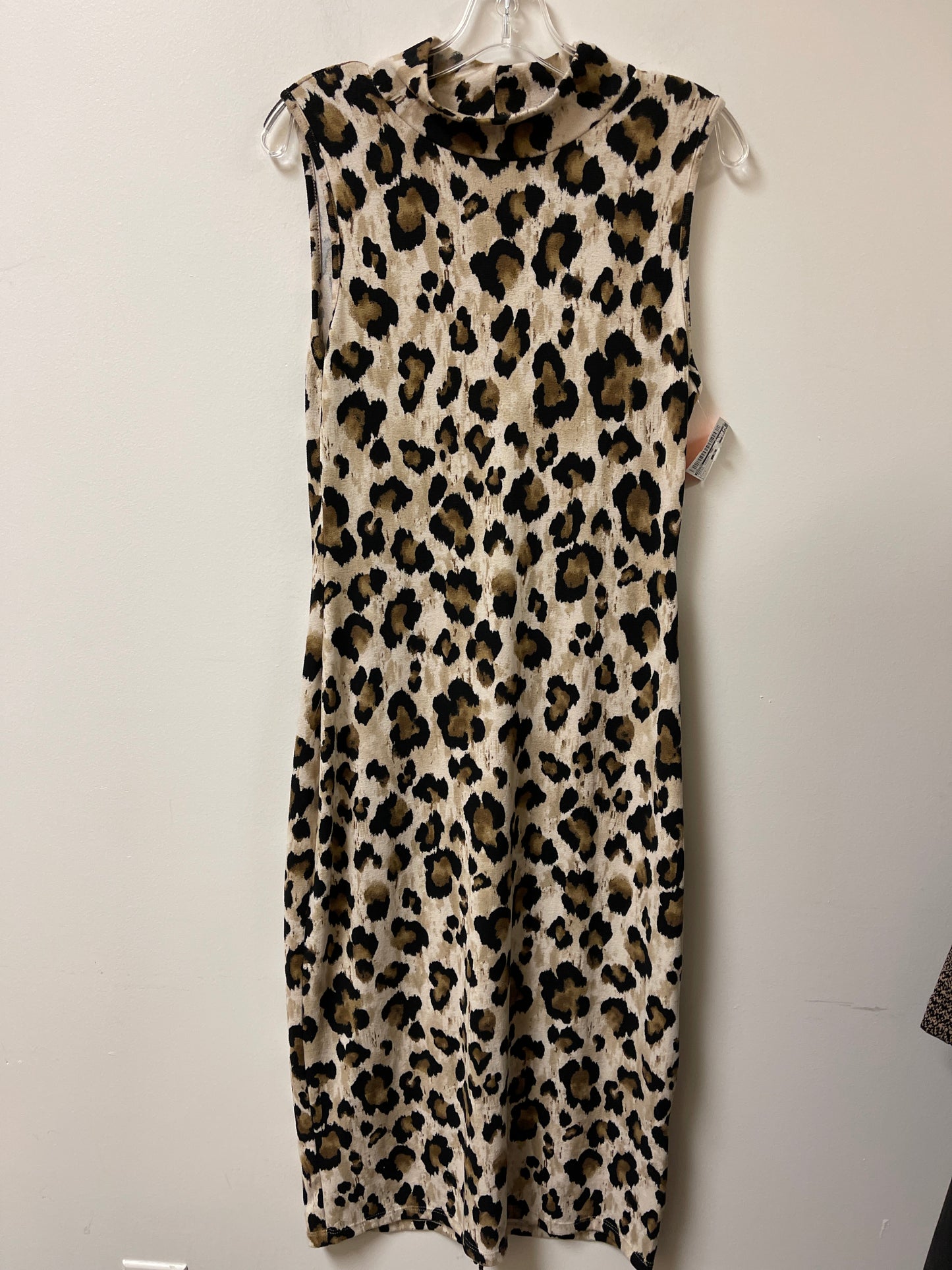 Dress Casual Maxi By Entro In Animal Print, Size: L