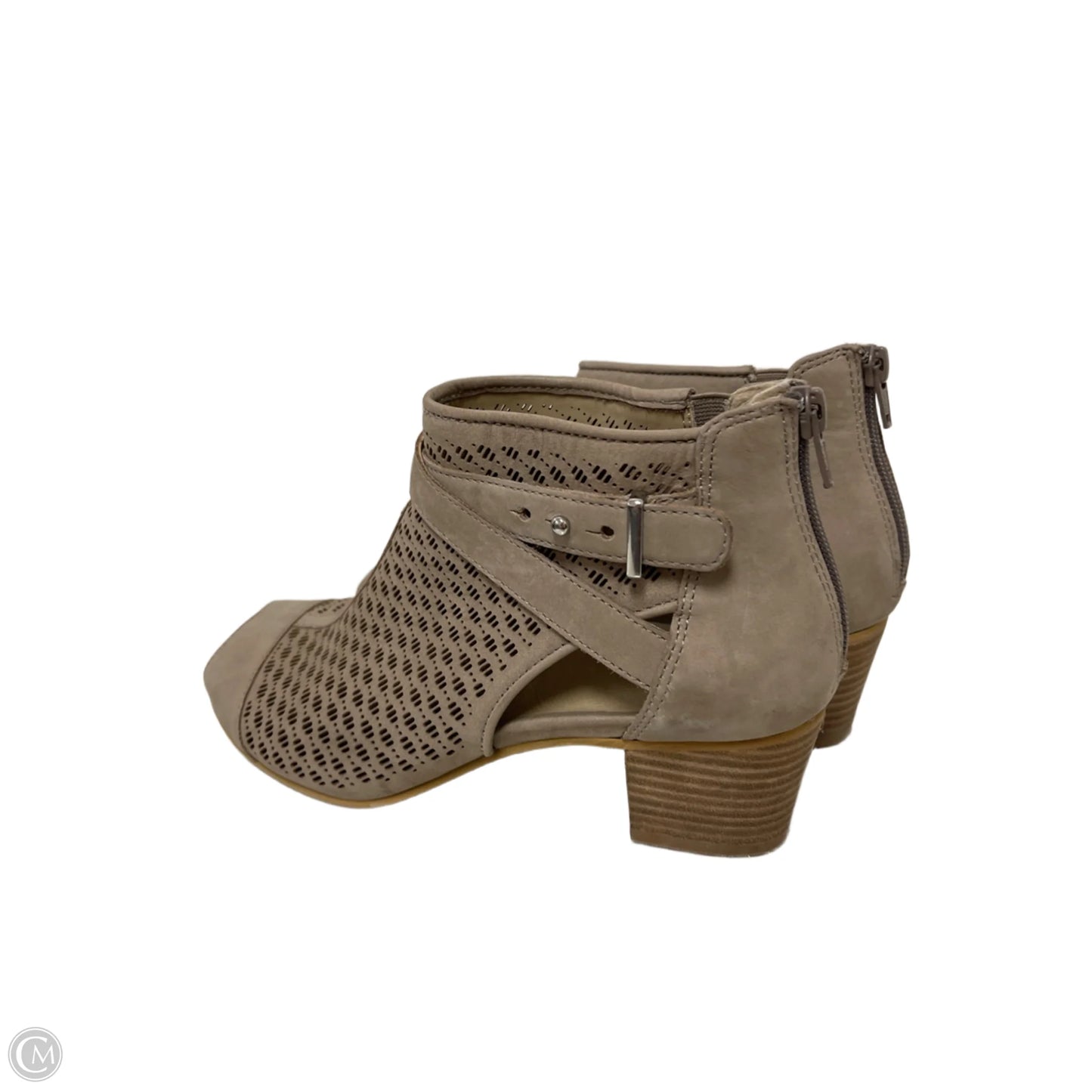Shoes Heels Block By Earth In Taupe, Size: 8.5