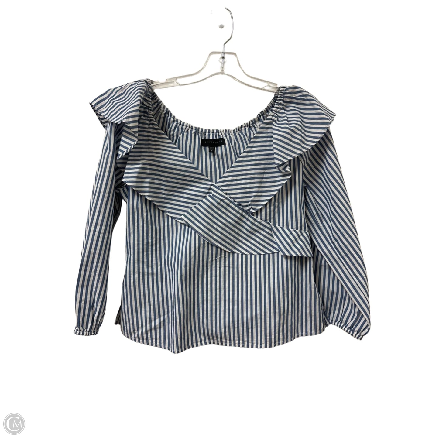 Top Long Sleeve By Sanctuary In Striped Pattern, Size: S